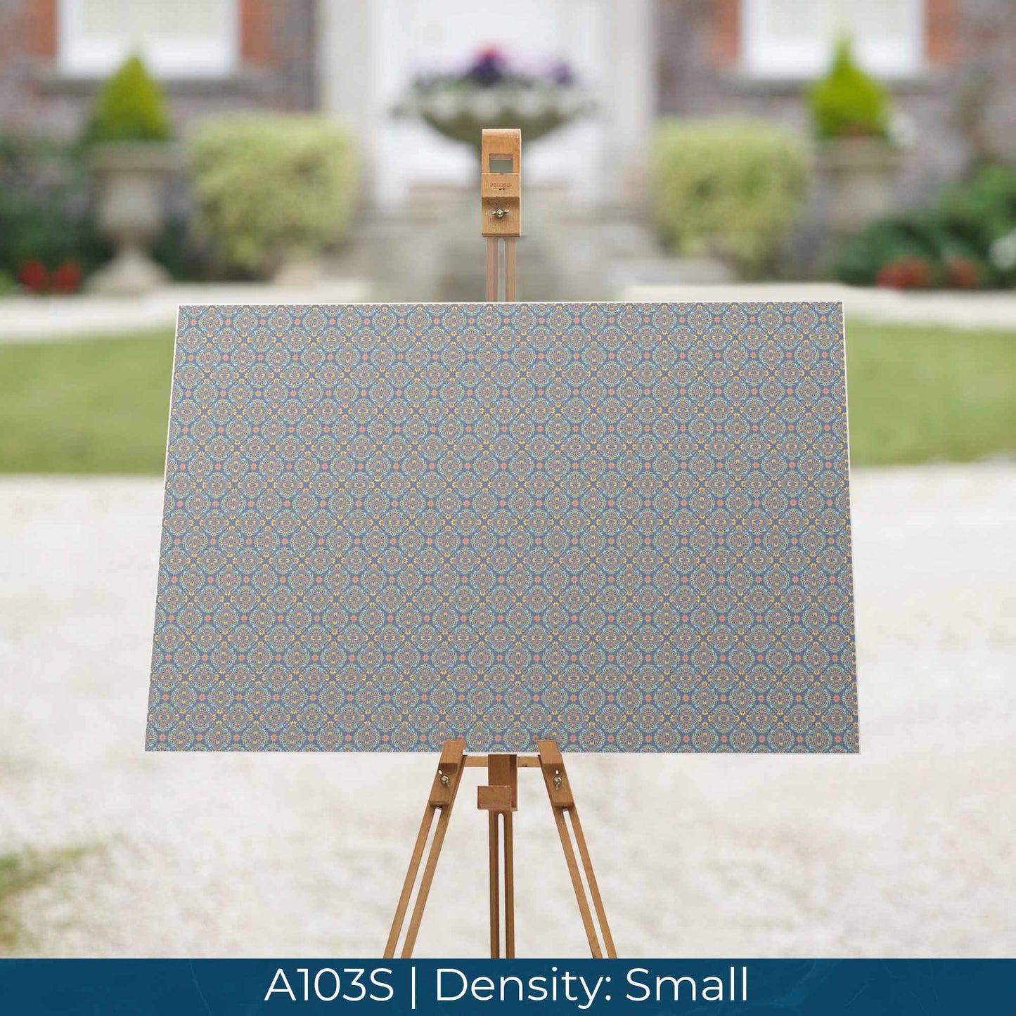 A103 Blue Ornate Tiles