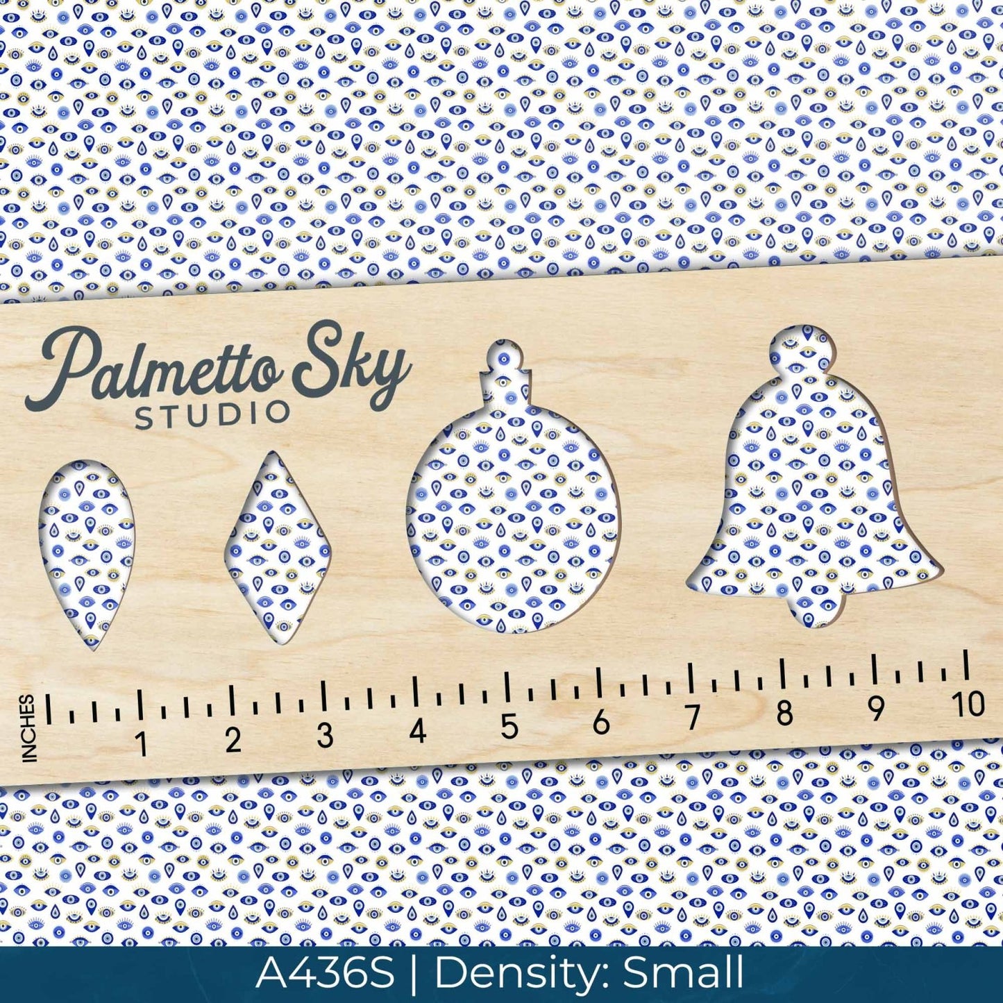 A436 Gold & Blue Eyes - Palmetto Sky Studio