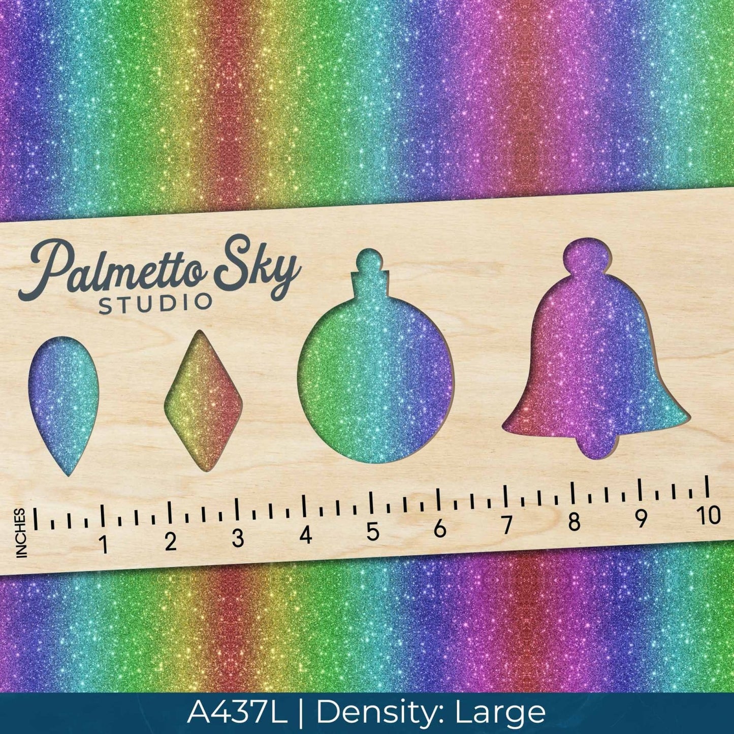 A437 Rainbow Glitter Sparkles - Palmetto Sky Studio