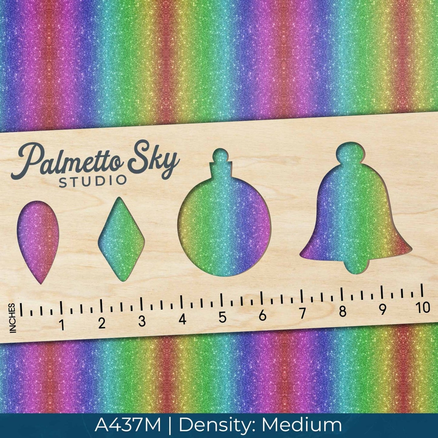 A437 Rainbow Glitter Sparkles - Palmetto Sky Studio