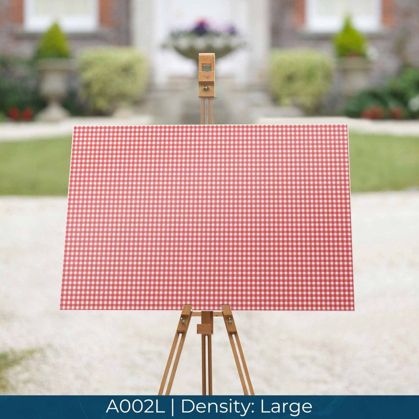 A002 Red Gingham Plaid - Palmetto Sky Studio