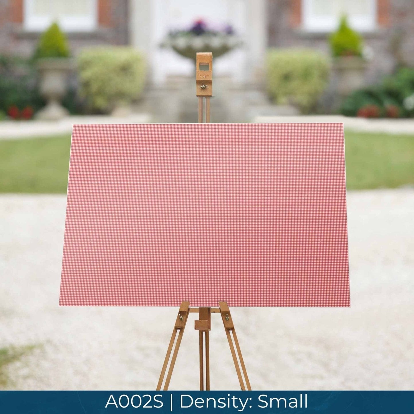 A002 Red Gingham Plaid - Palmetto Sky Studio