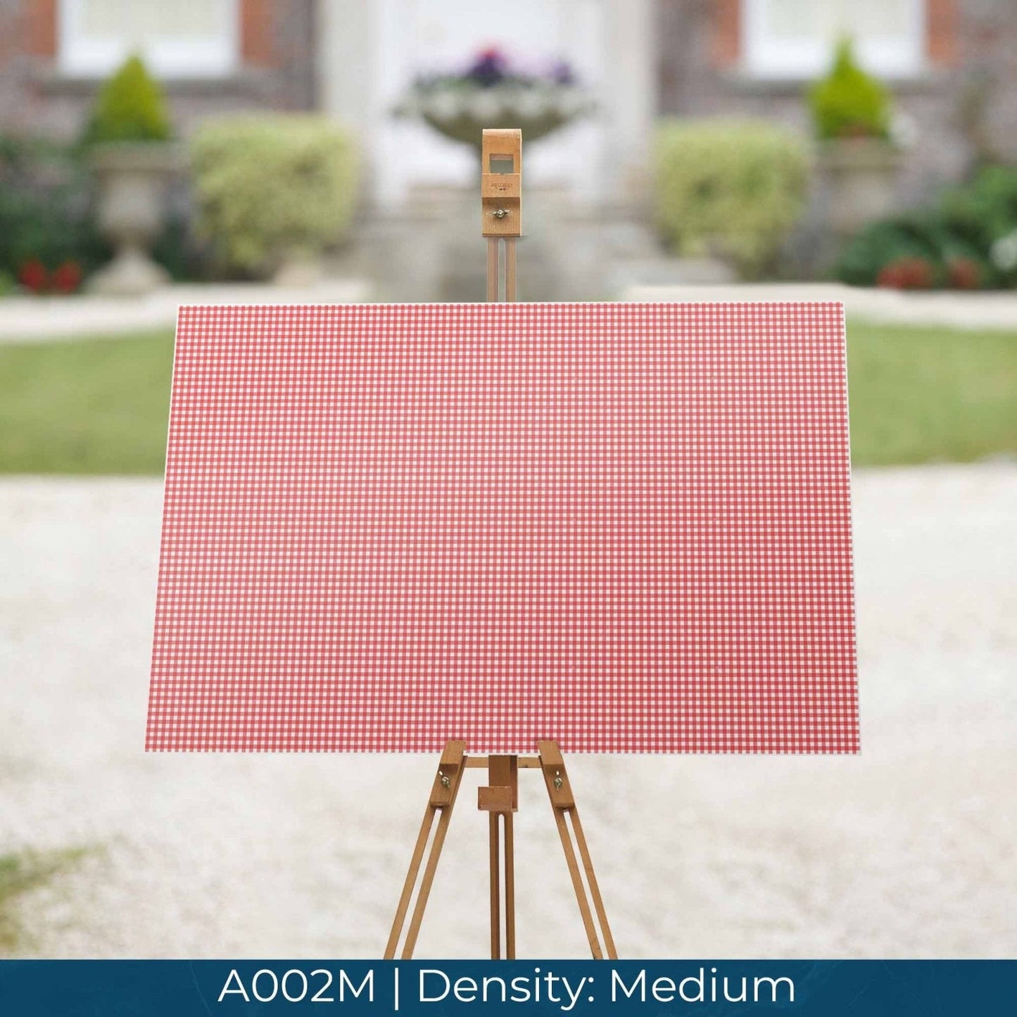 A002 Red Gingham Plaid - Palmetto Sky Studio
