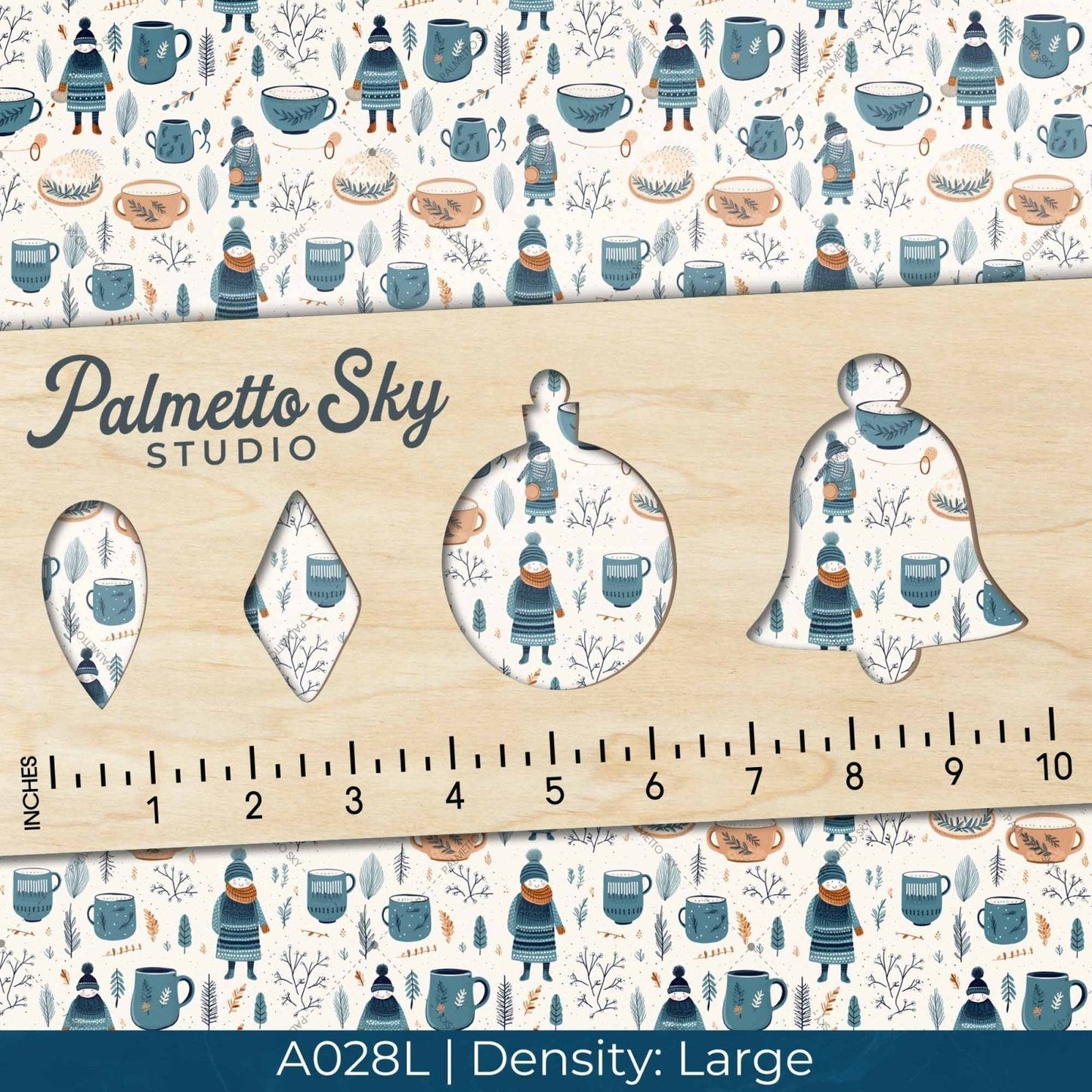 A028 Winter Snowy Cocoa - Palmetto Sky Studio