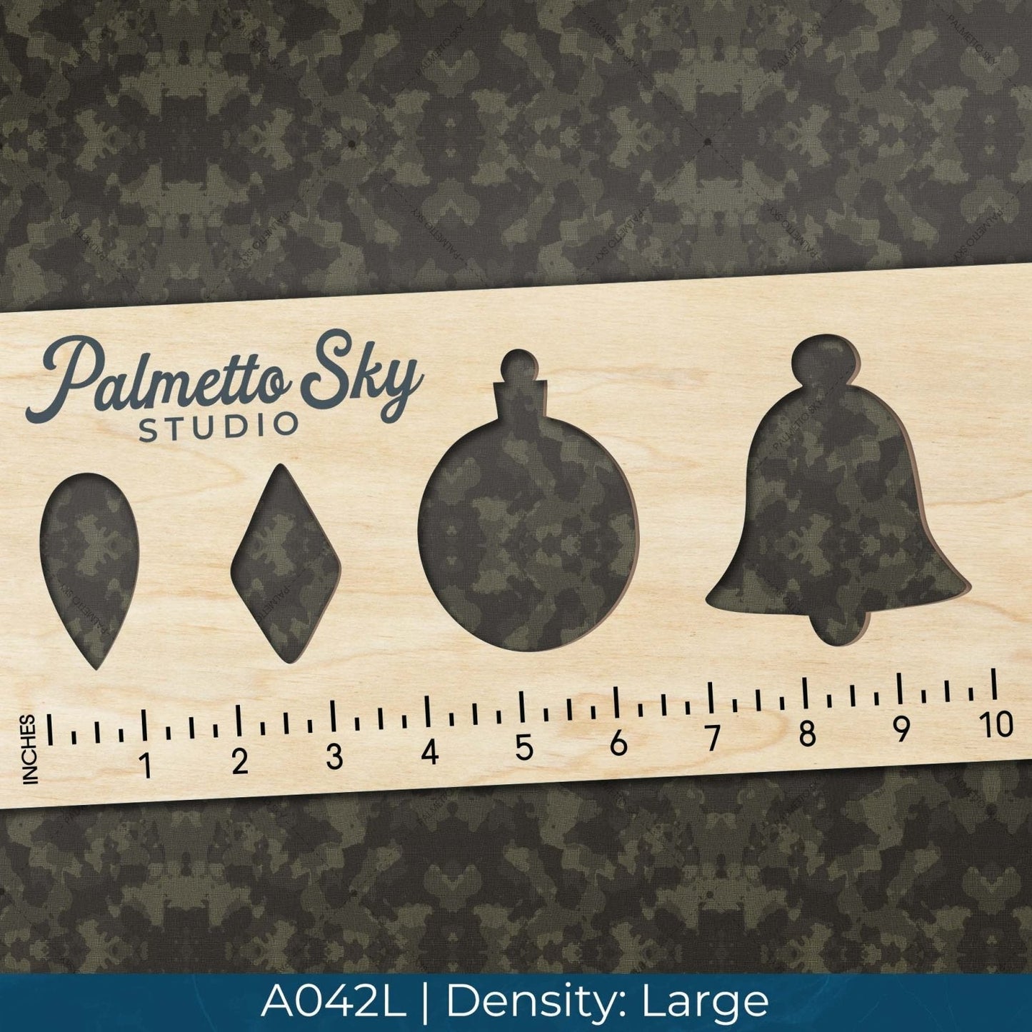 A042 Green Brown Camouflage - Palmetto Sky Studio