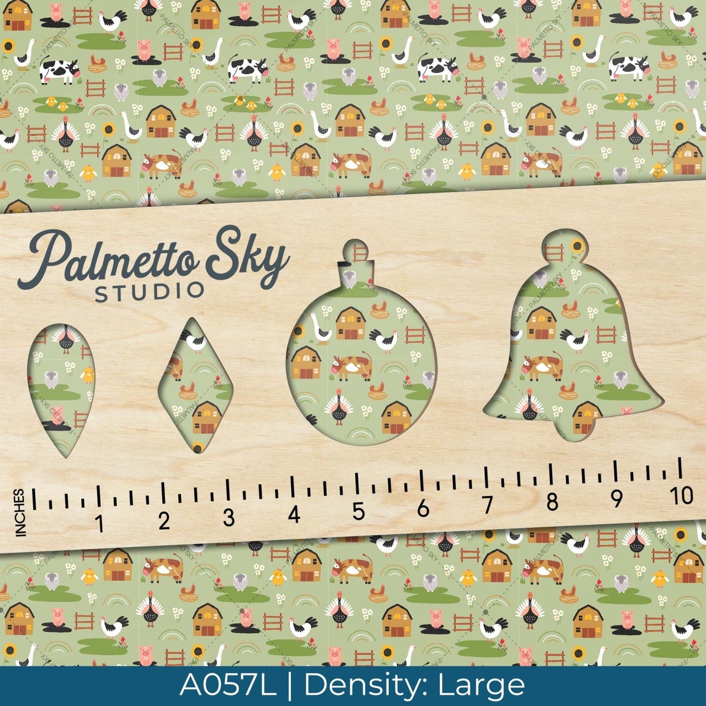 A057 Cute Farm Animals - Palmetto Sky Studio