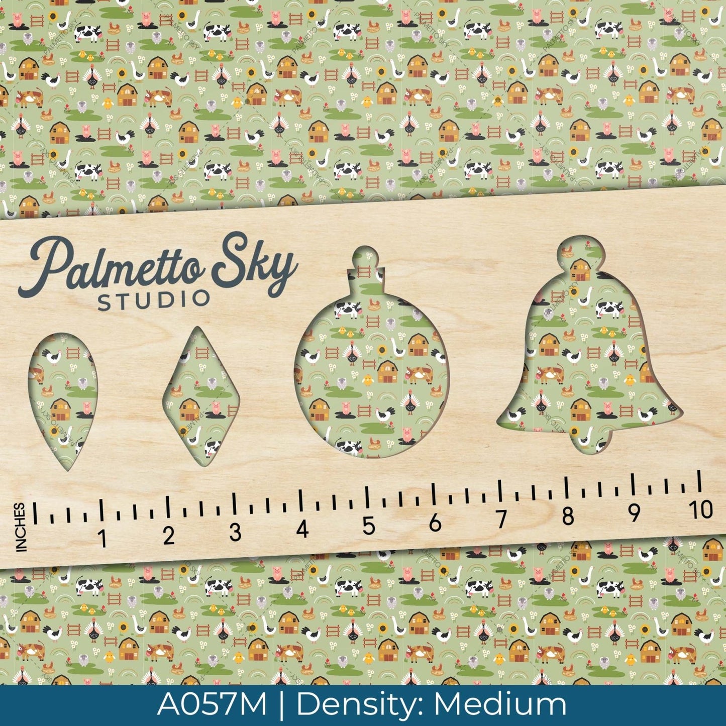 A057 Cute Farm Animals - Palmetto Sky Studio