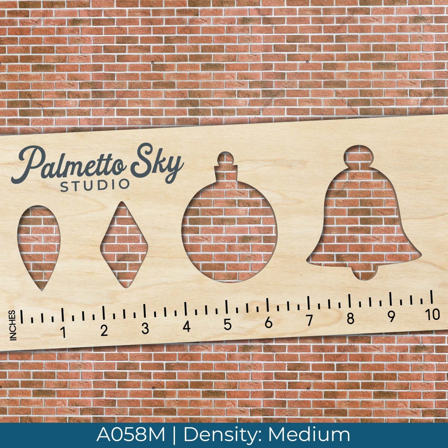 A058 Red Brick Wall - Palmetto Sky Studio