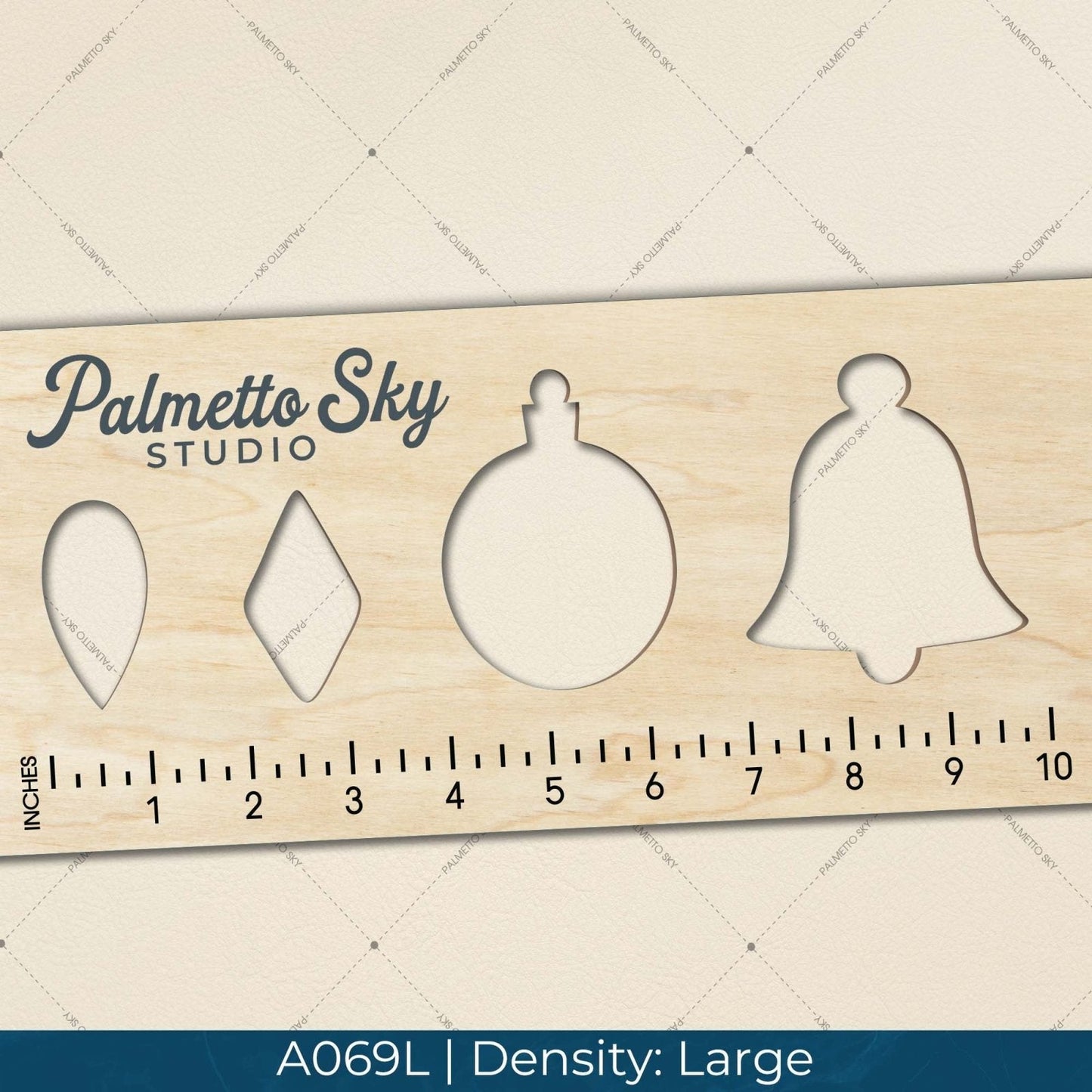A069 White Cowhide Leather - Palmetto Sky Studio