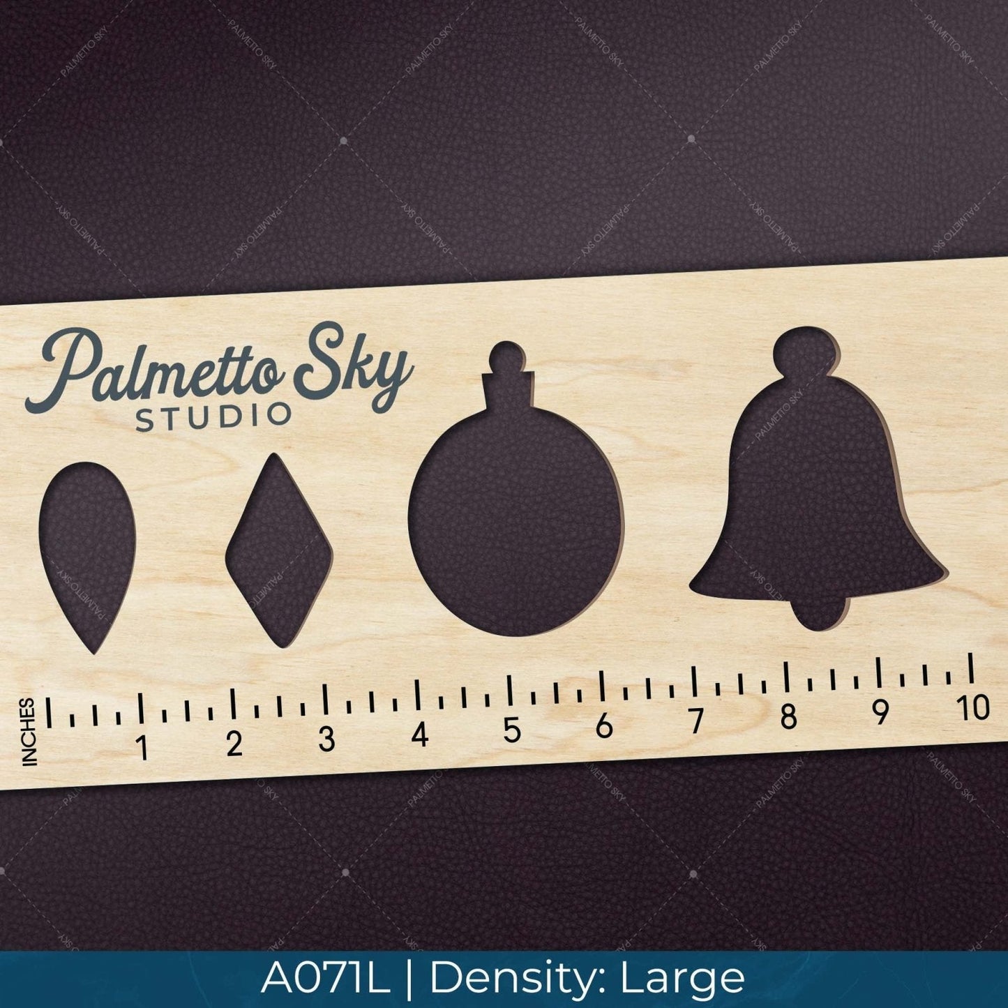 A071 Deep Purple Leather - Palmetto Sky Studio