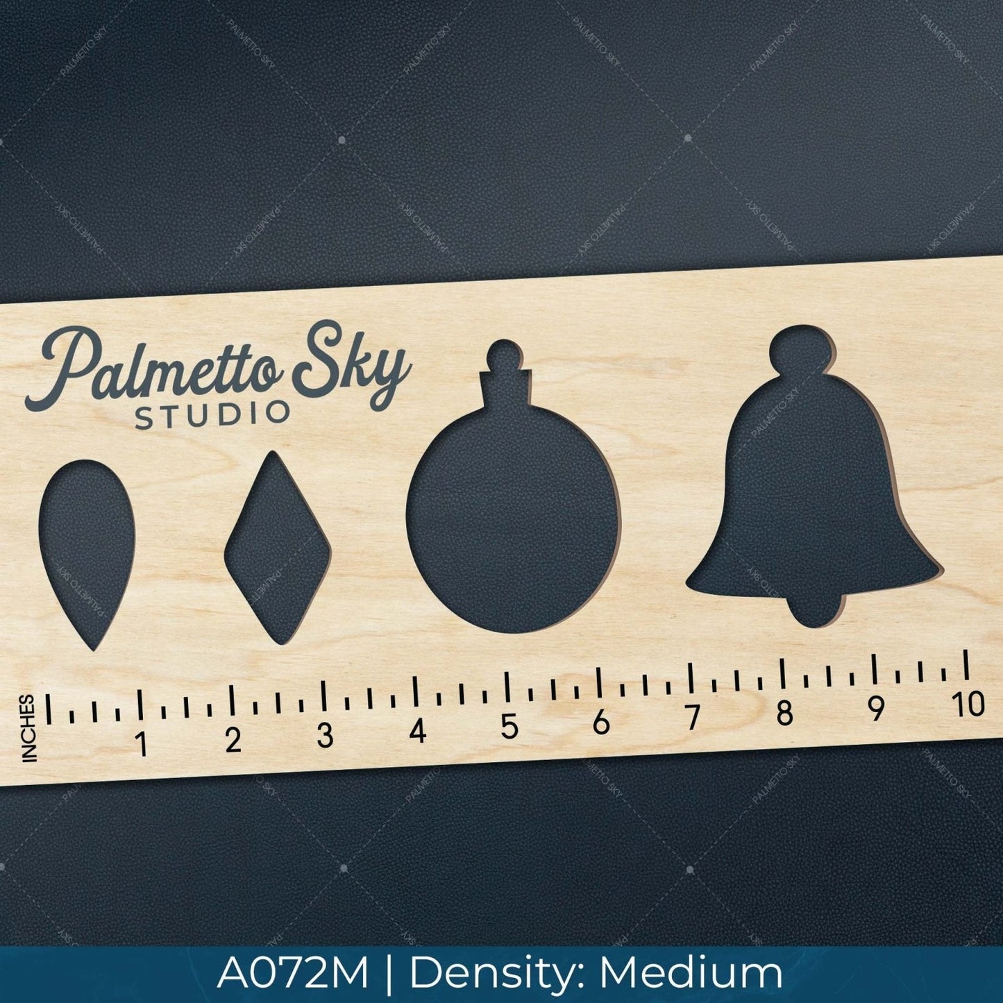 A072 Deep Blue Leather - Palmetto Sky Studio