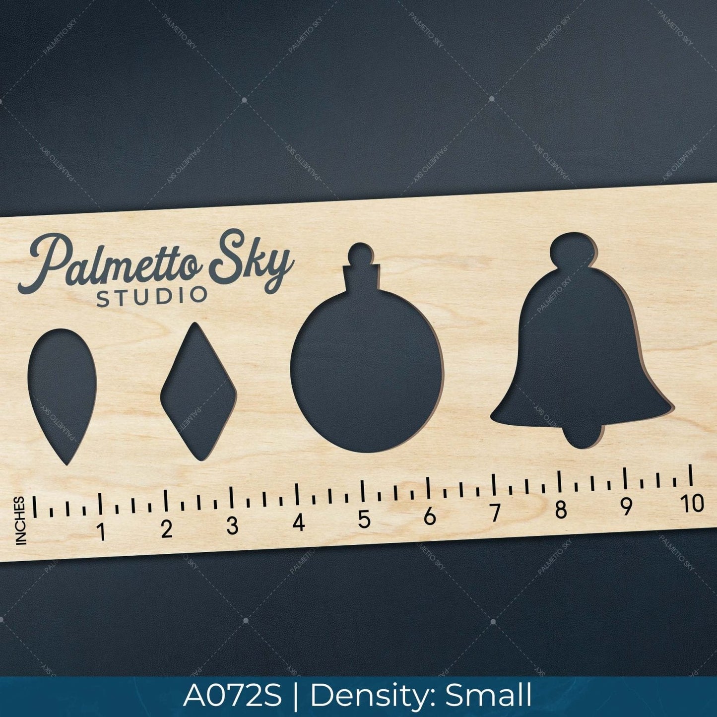 A072 Deep Blue Leather - Palmetto Sky Studio