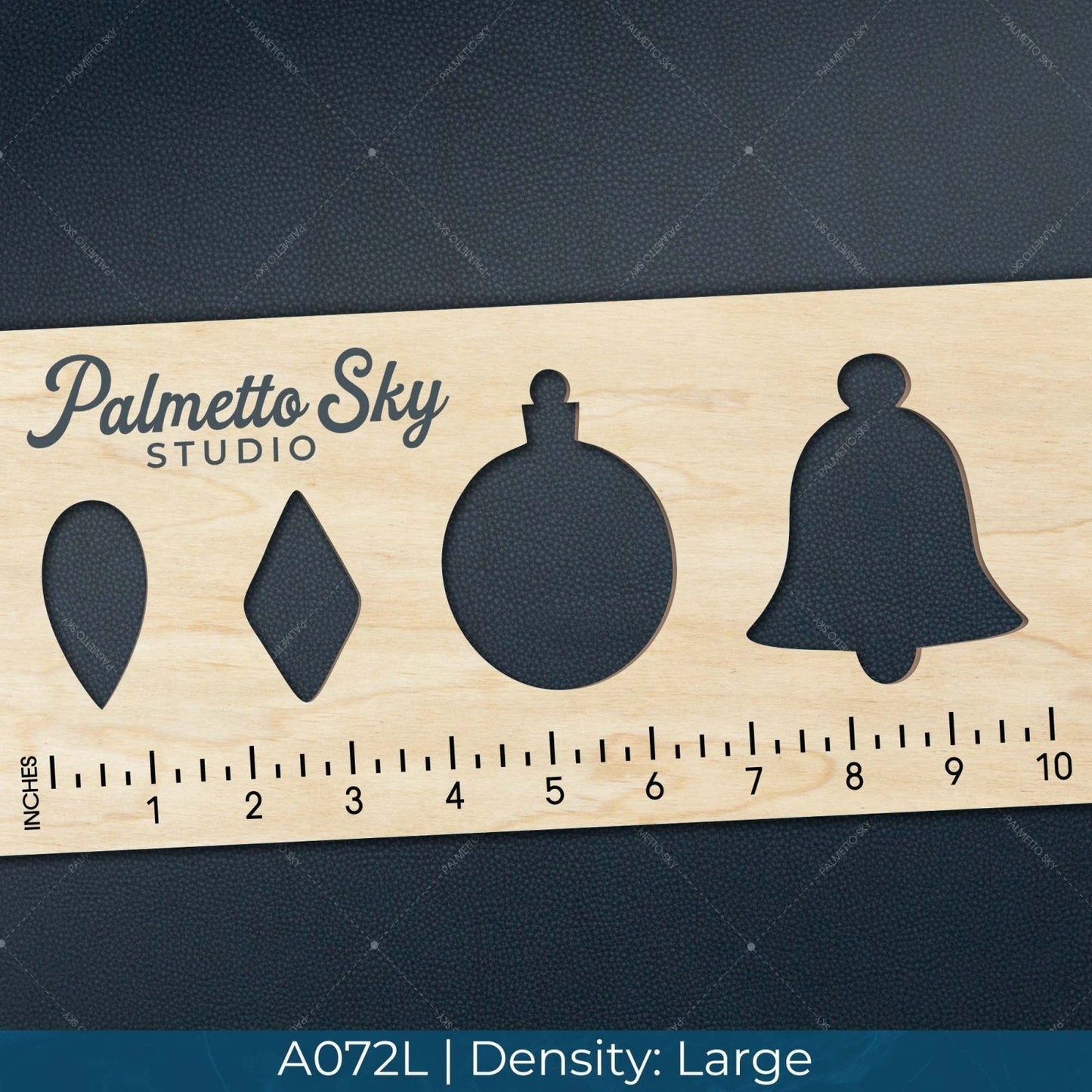 A072 Deep Blue Leather - Palmetto Sky Studio