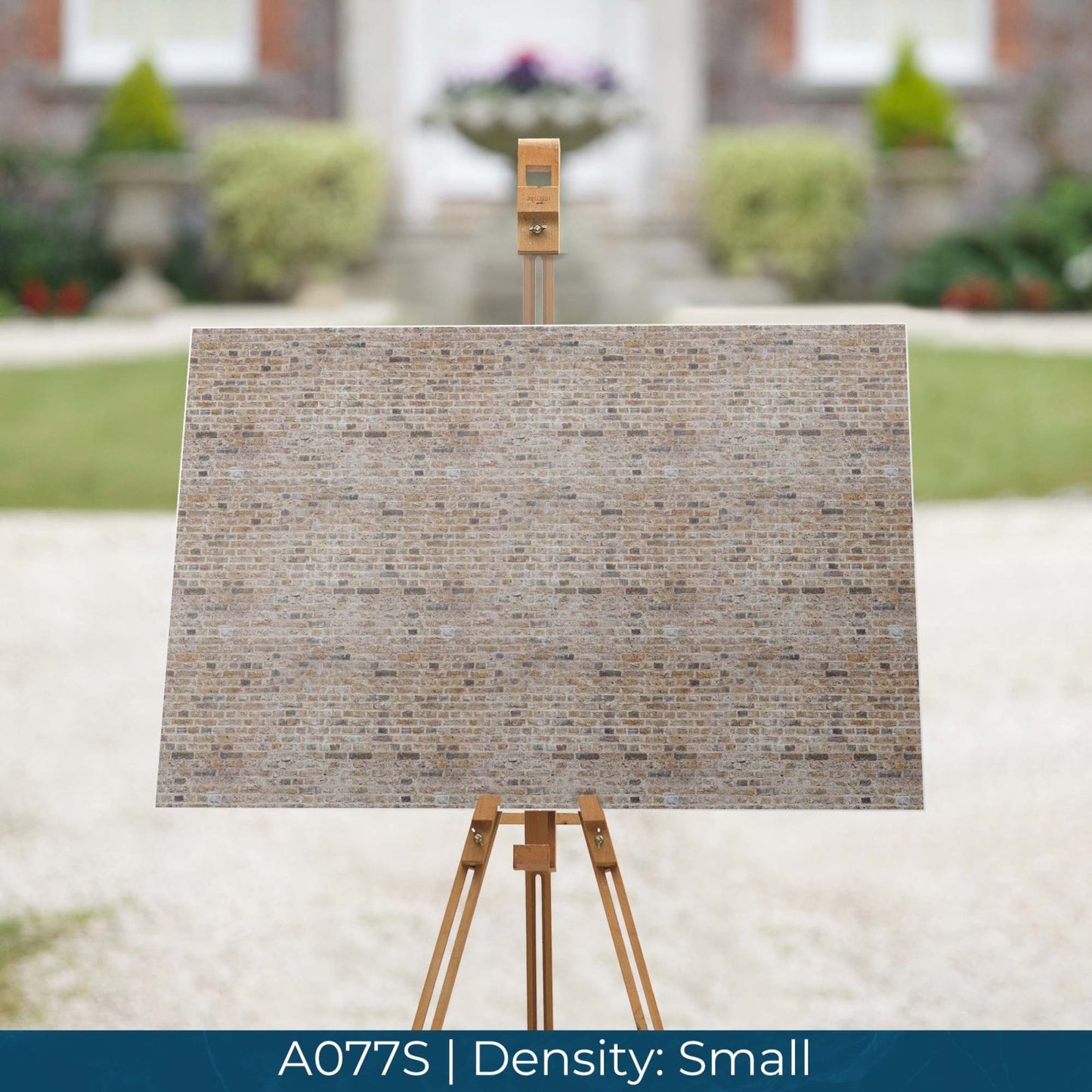 A077 Tan Brick Wall - Palmetto Sky Studio