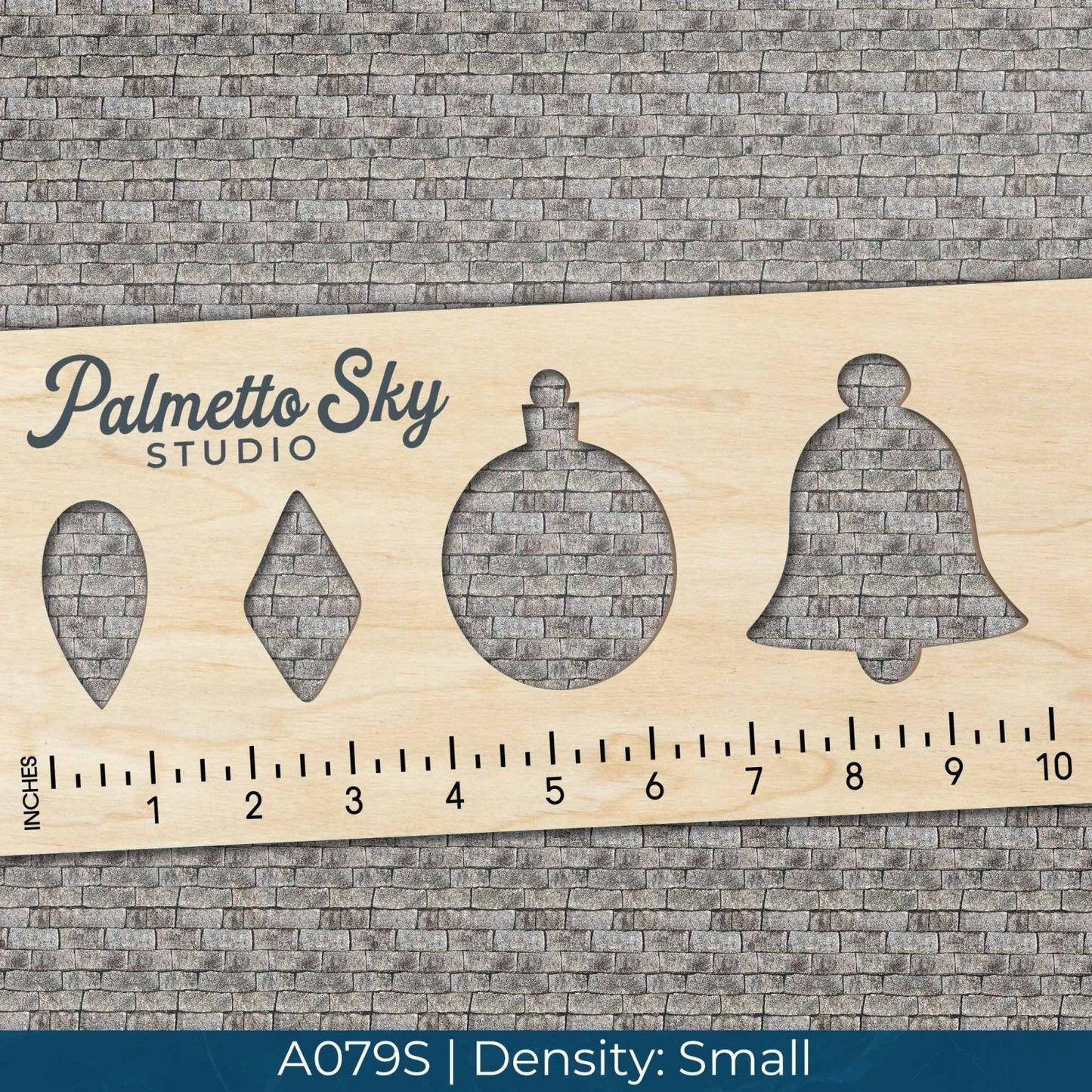 A079 Grey Stone Bricks - Palmetto Sky Studio
