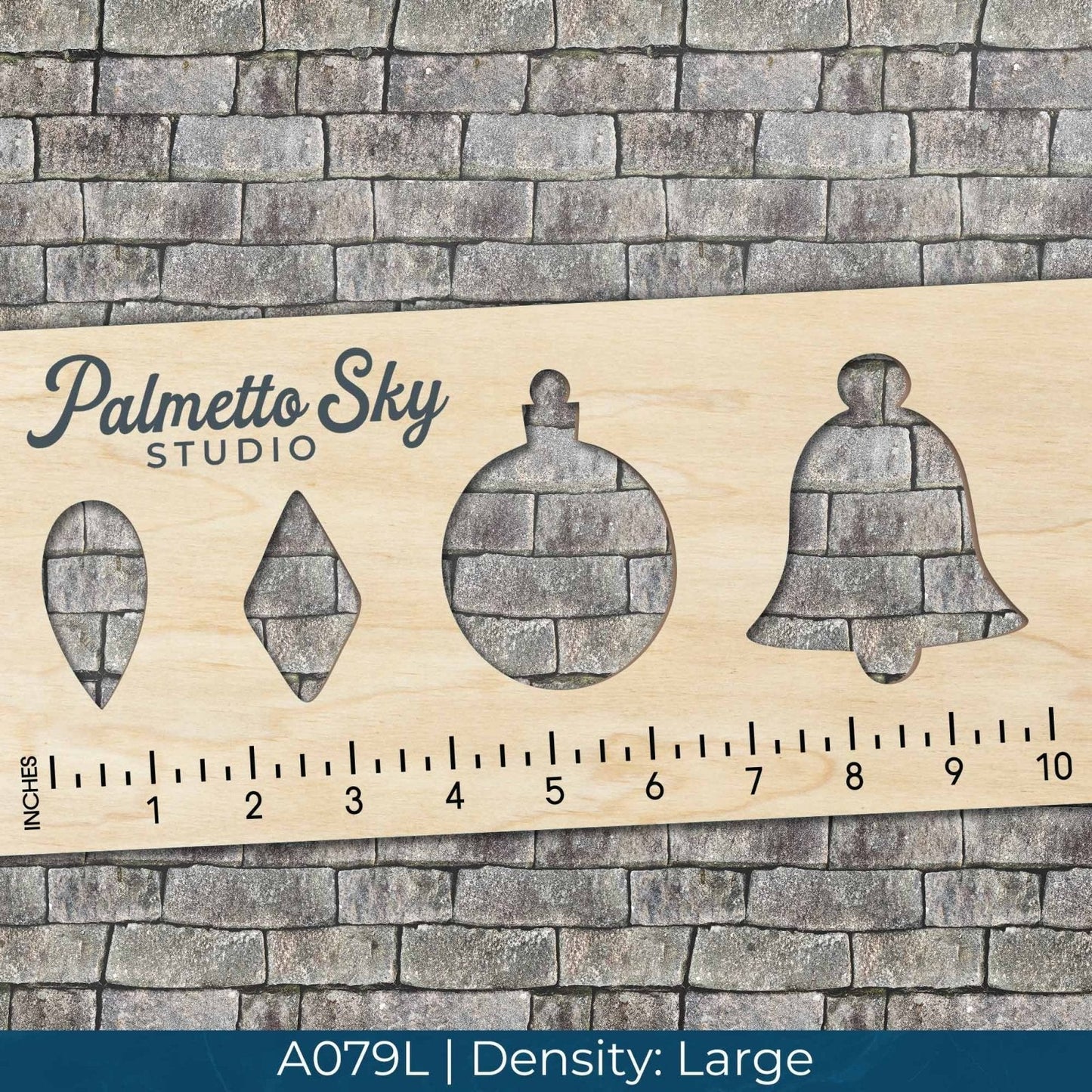 A079 Grey Stone Bricks - Palmetto Sky Studio