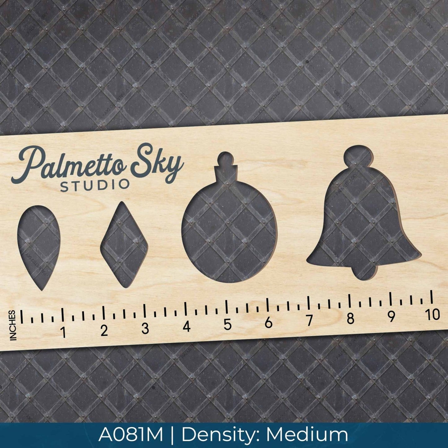A081 Industrial Lattice Metal - Palmetto Sky Studio