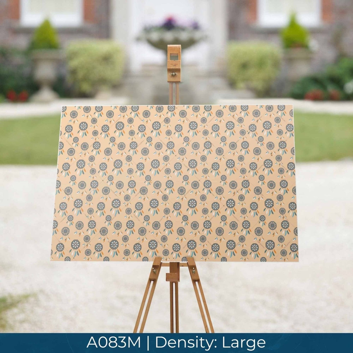 A083 Orange Native Dreamcatcher - Palmetto Sky Studio