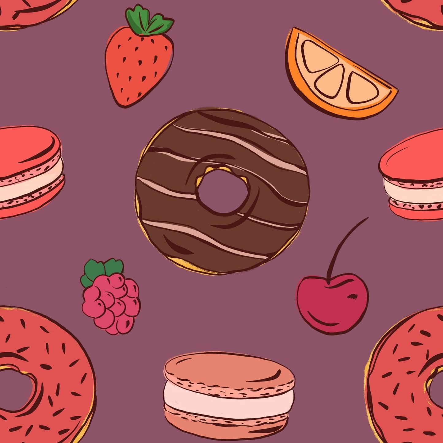 A085 Donut Candy Sweets - Palmetto Sky Studio
