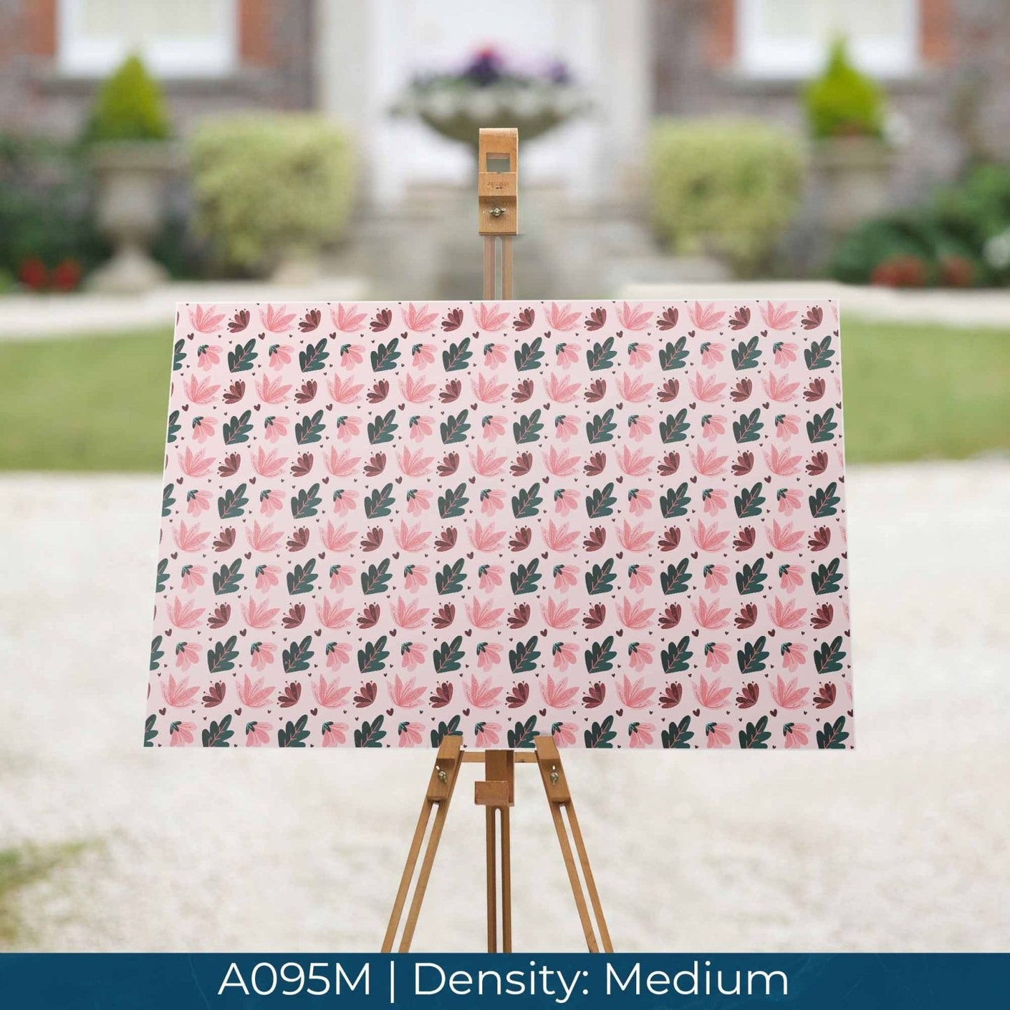 A095 Pink Burgundy Blossoms - Palmetto Sky Studio