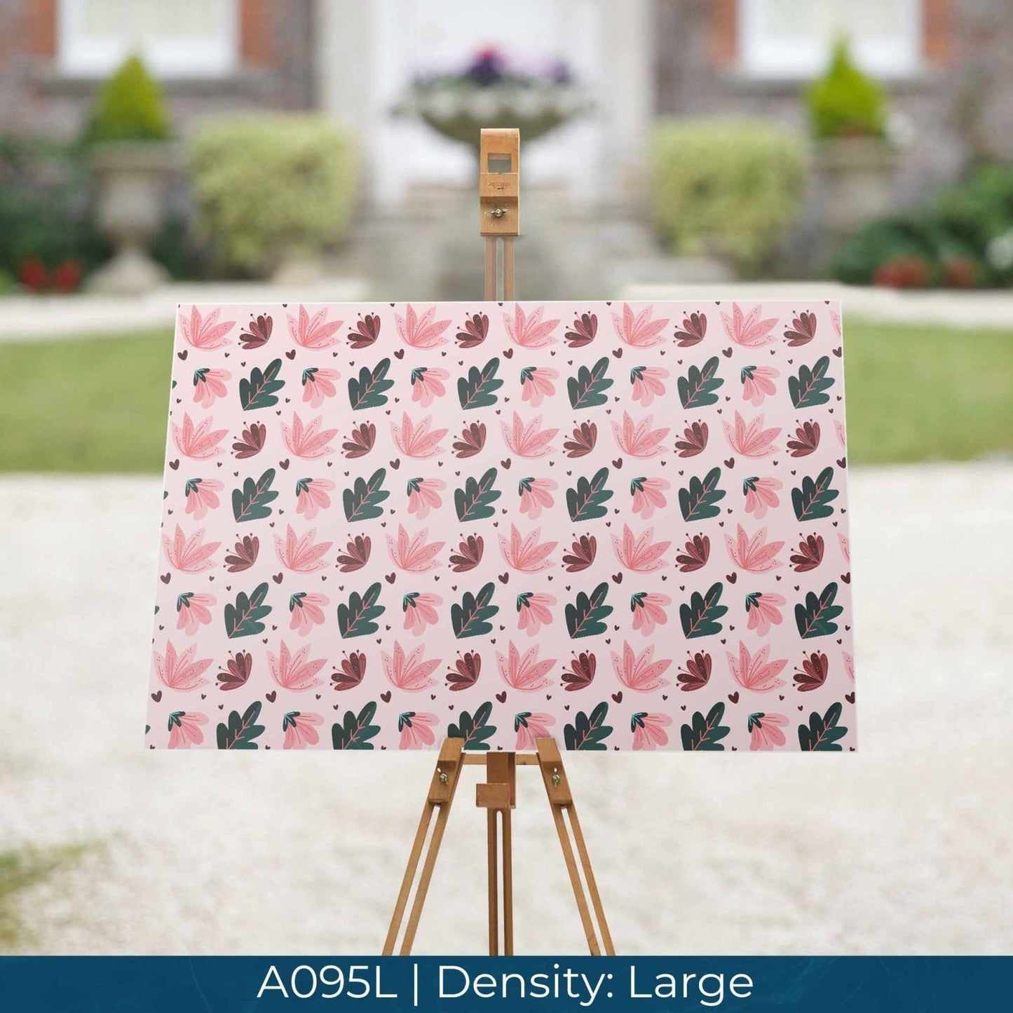 A095 Pink Burgundy Blossoms - Palmetto Sky Studio