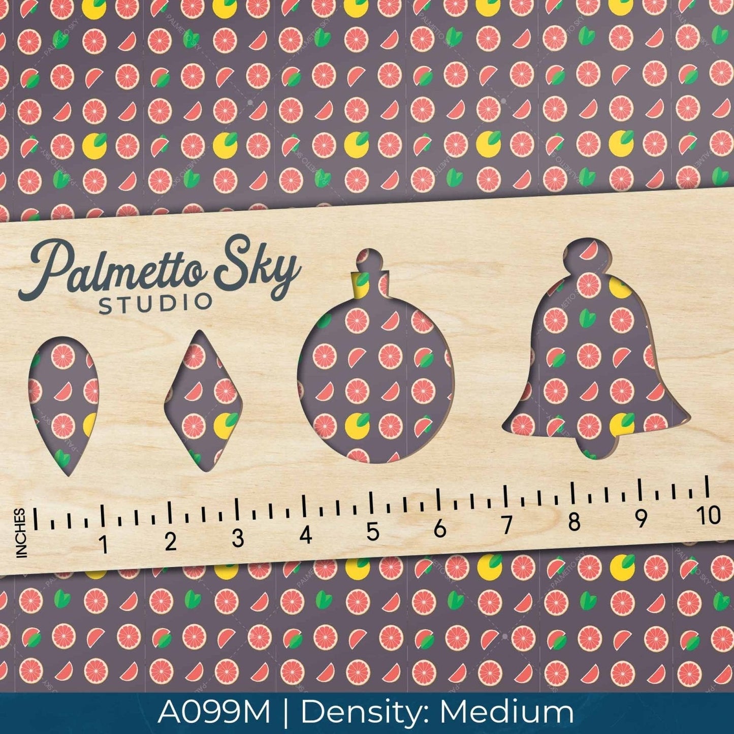 A099 Purple Grapefruit Slices - Palmetto Sky Studio