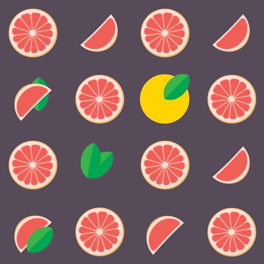 A099 Purple Grapefruit Slices - Palmetto Sky Studio