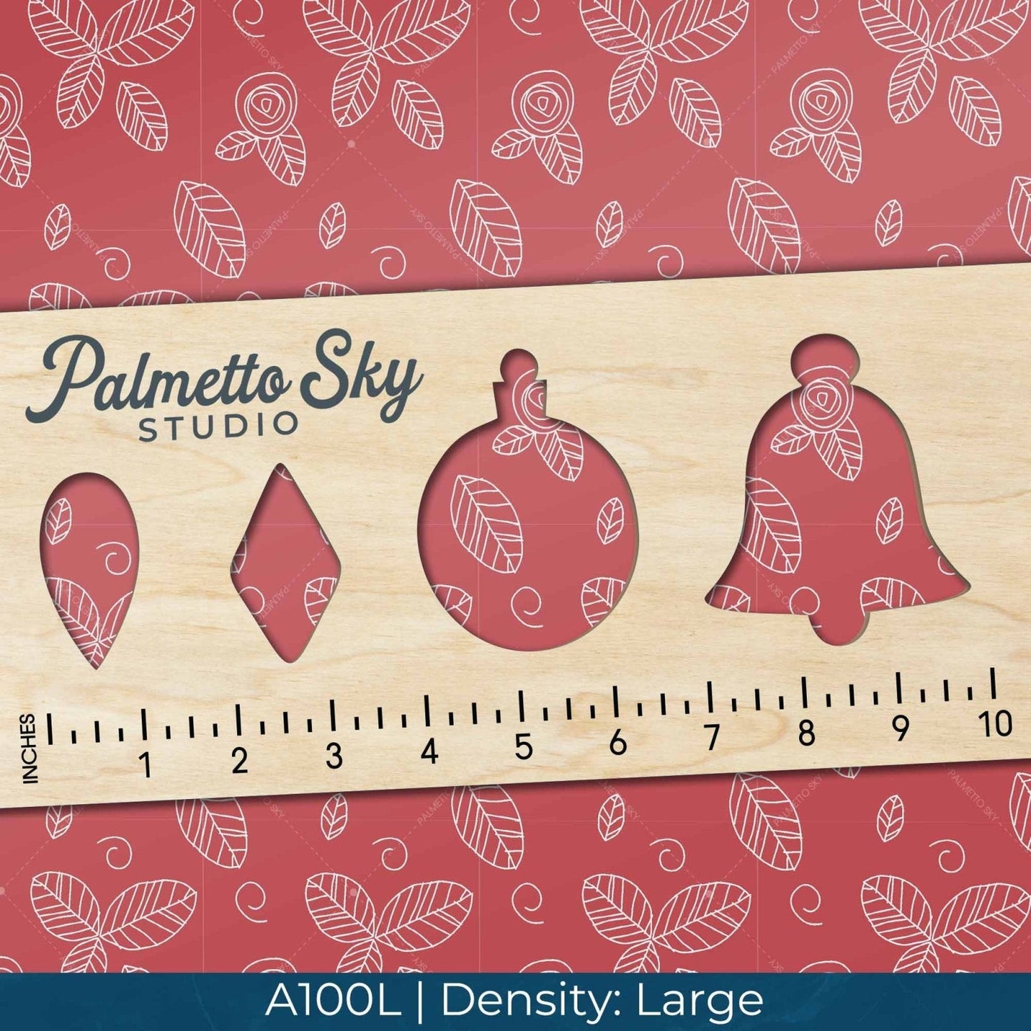 A100 Red Rose Illustrations - Palmetto Sky Studio