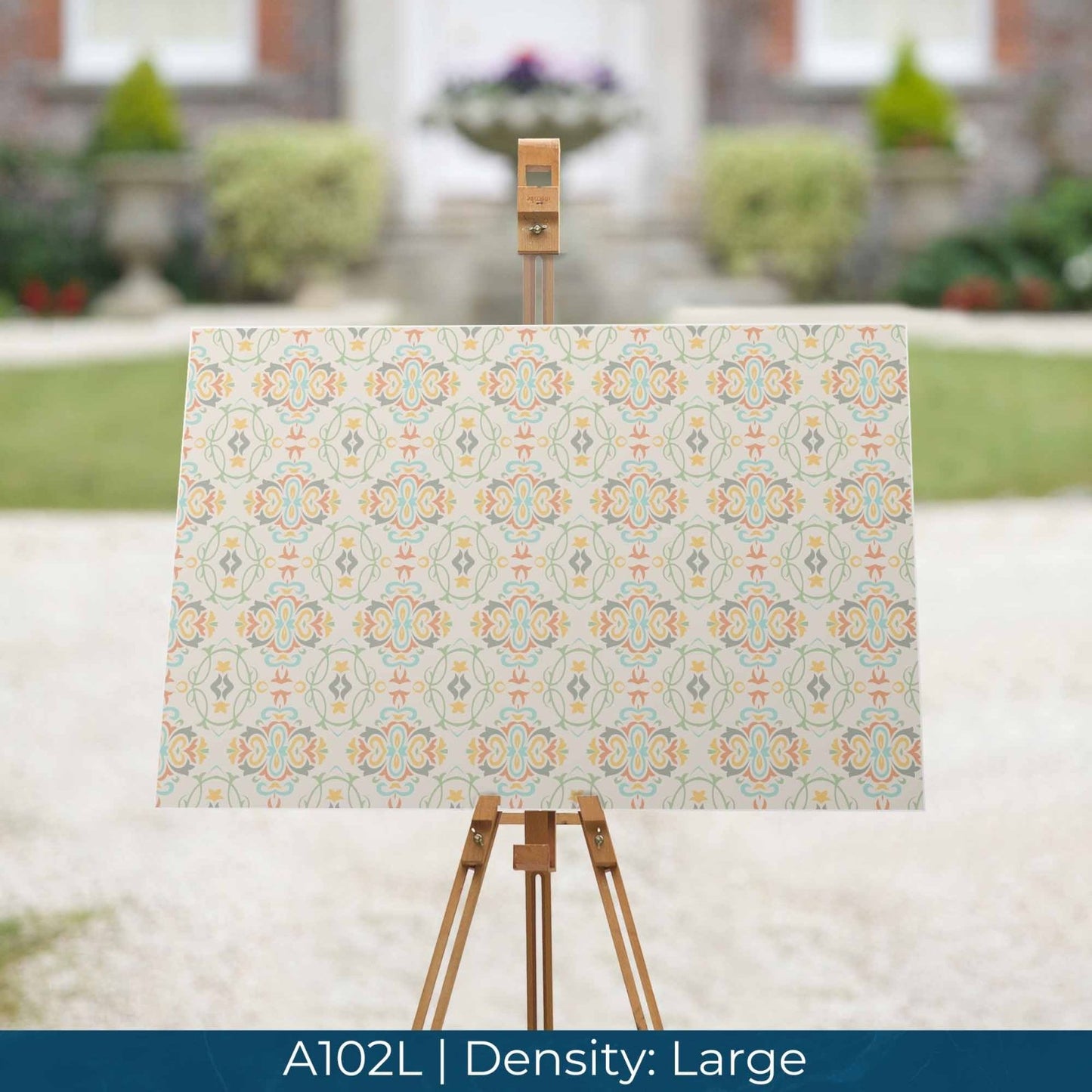 A102 Cream Ornate Tiles - Palmetto Sky Studio