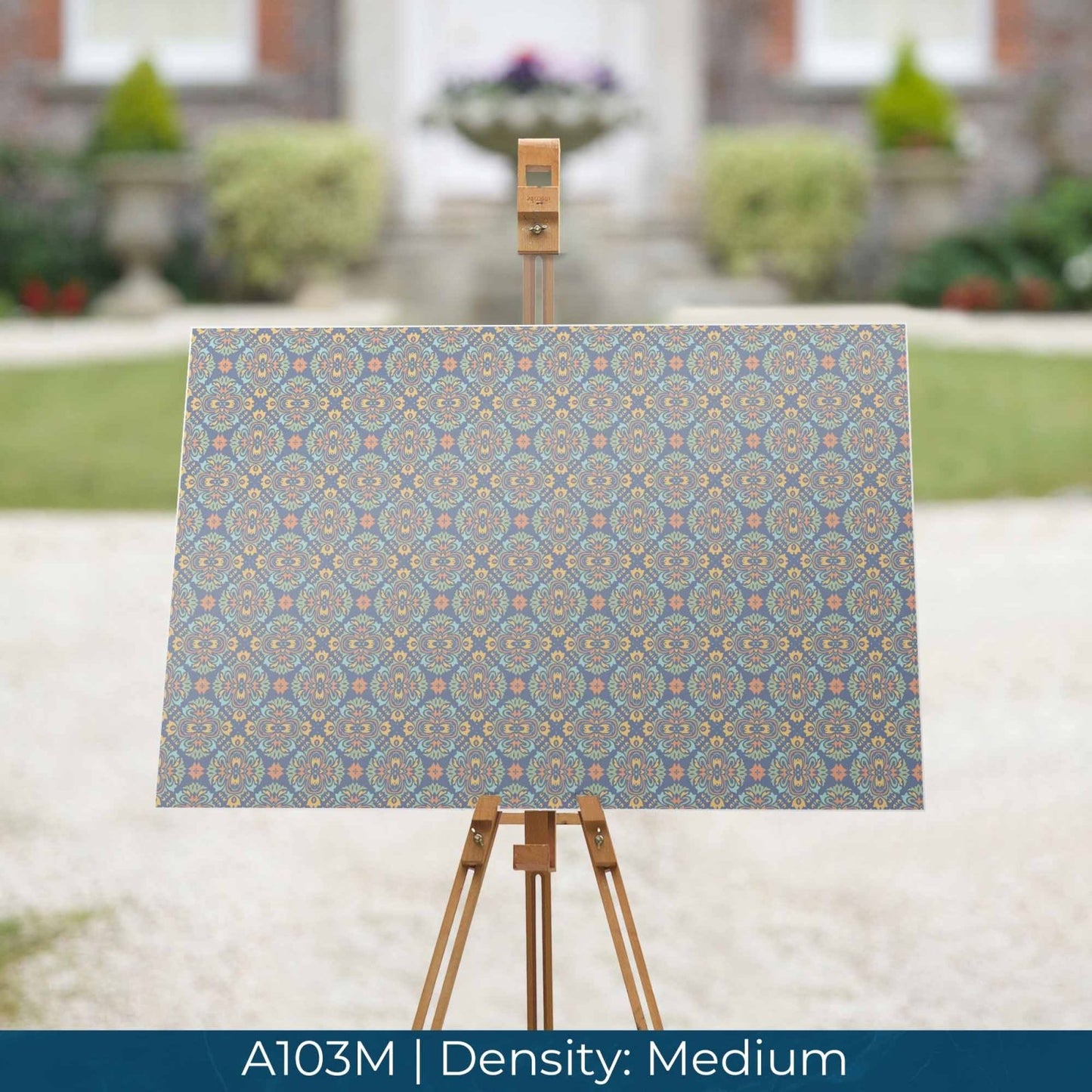 A103 Blue Ornate Tiles - Palmetto Sky Studio