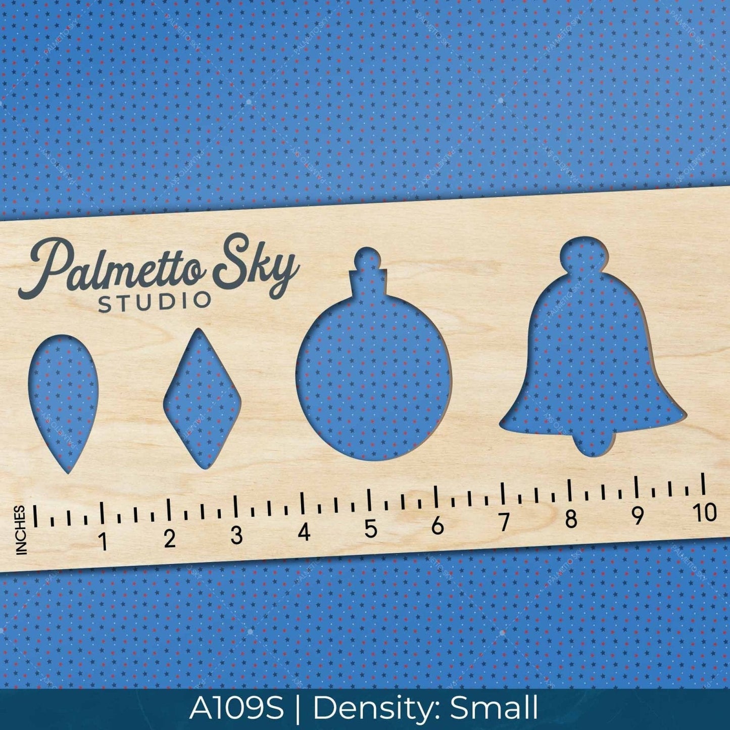 A109 Blue Patriotic Stars - Palmetto Sky Studio