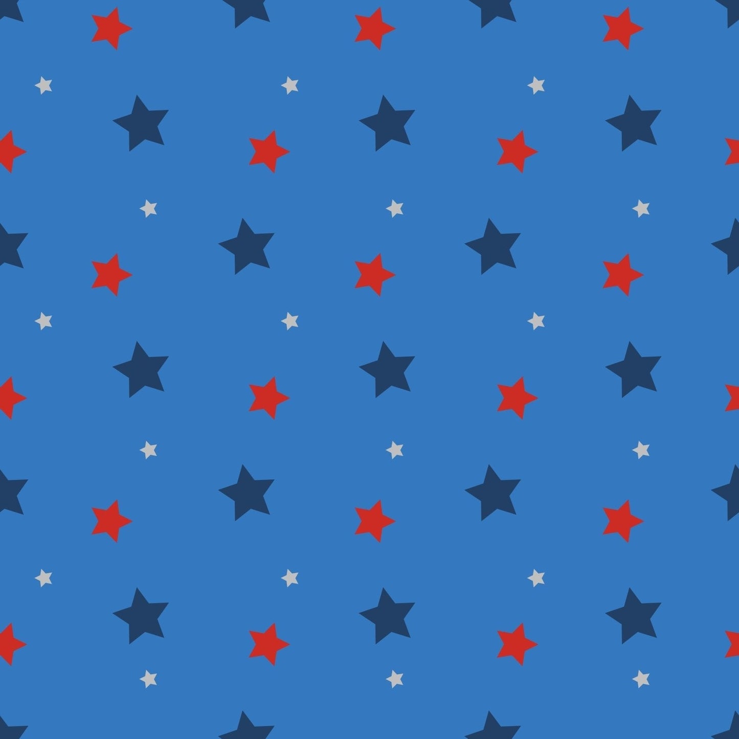 A109 Blue Patriotic Stars - Palmetto Sky Studio