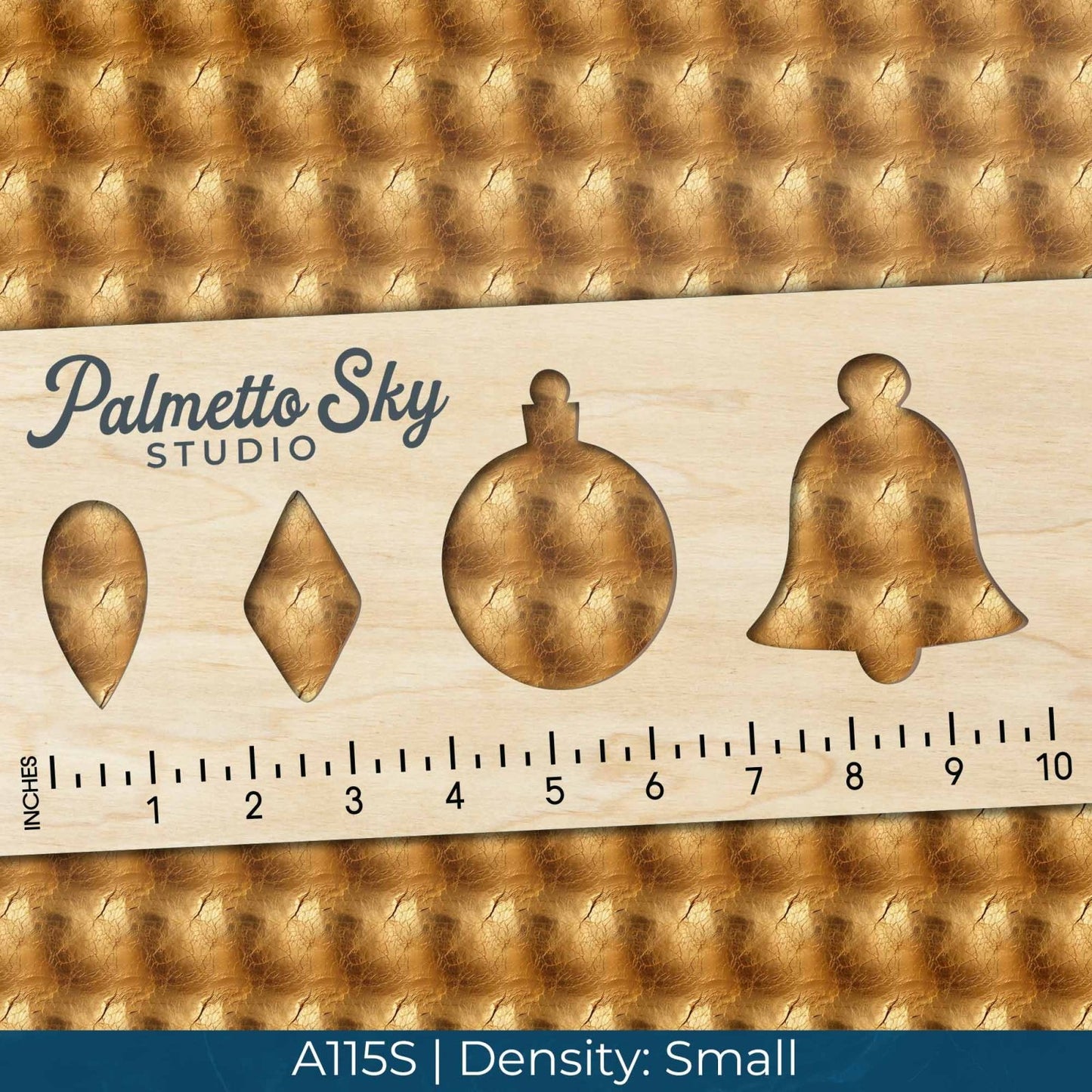 A115 Gold Distressed Cracks - Palmetto Sky Studio