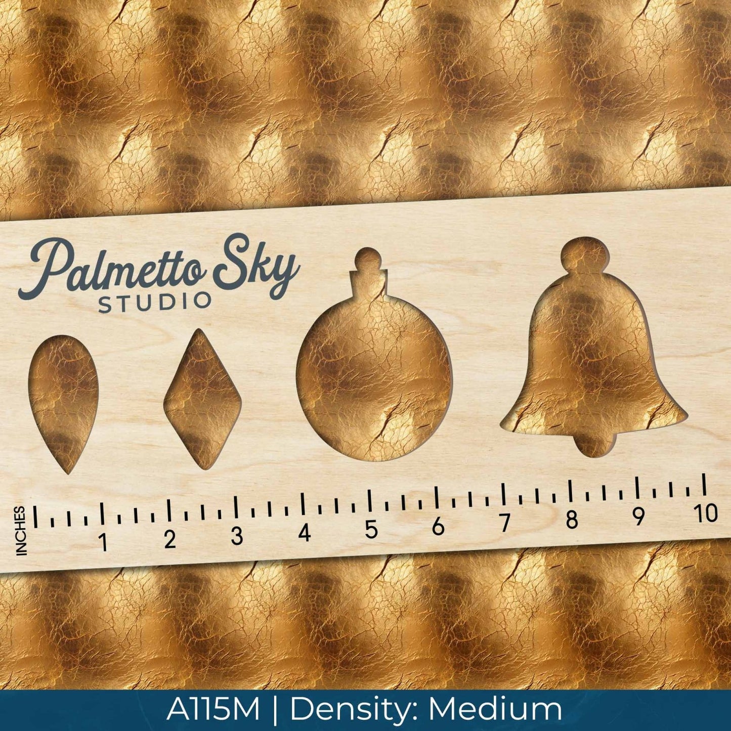 A115 Gold Distressed Cracks - Palmetto Sky Studio