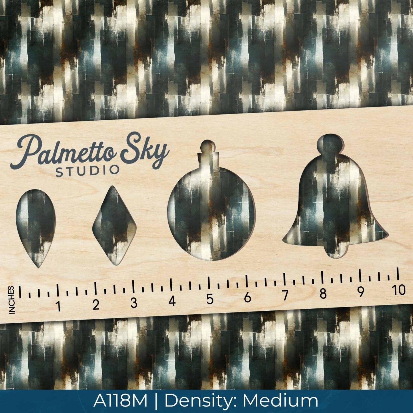 A118 Metallic Grunge Streaks - Palmetto Sky Studio