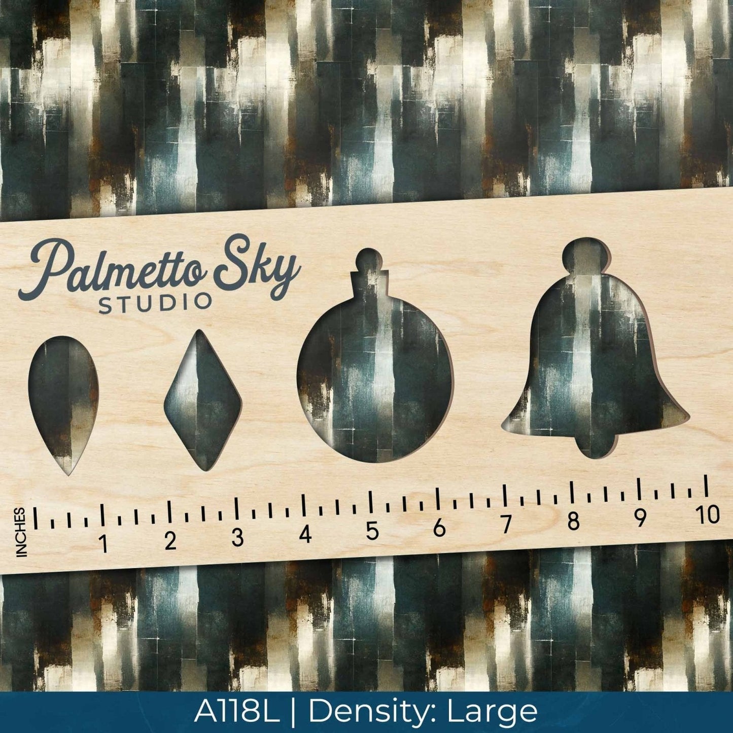 A118 Metallic Grunge Streaks - Palmetto Sky Studio