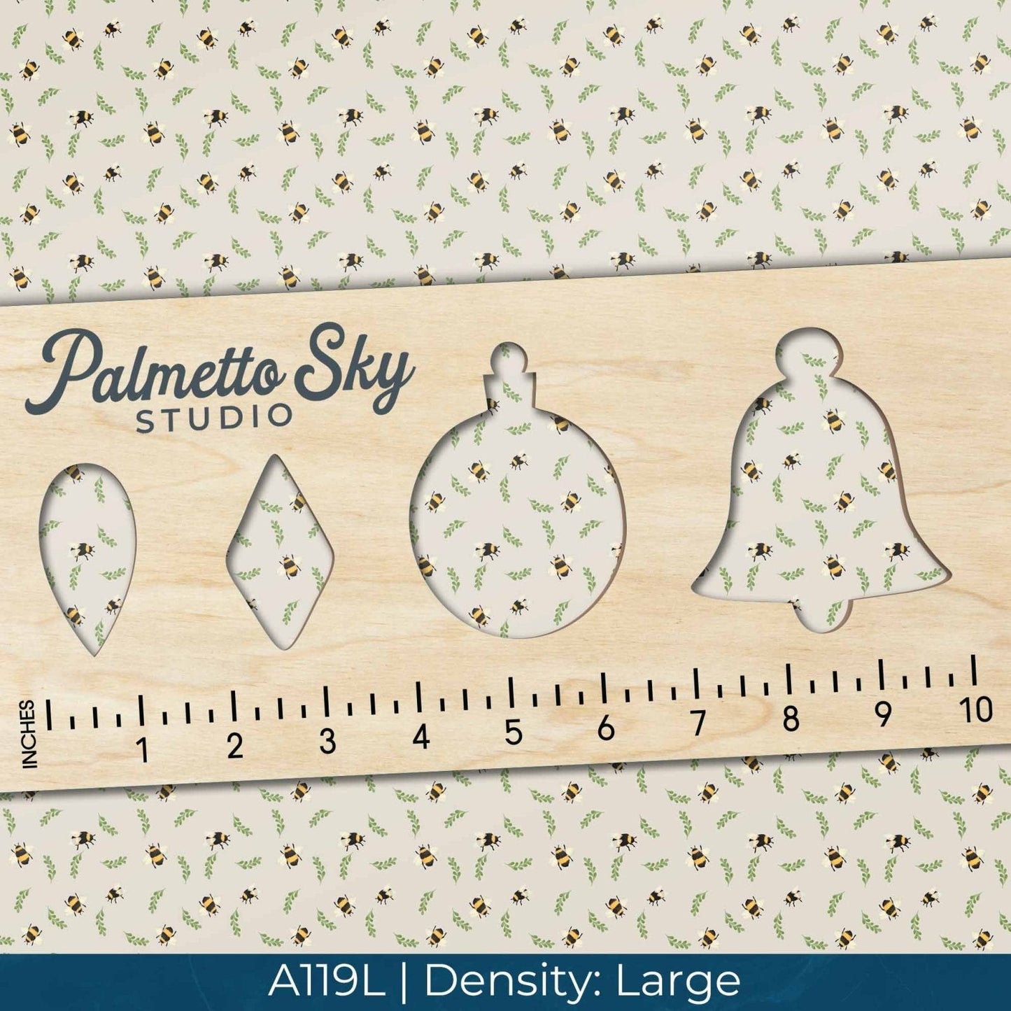 A119 Cute Bumble Bees - Palmetto Sky Studio