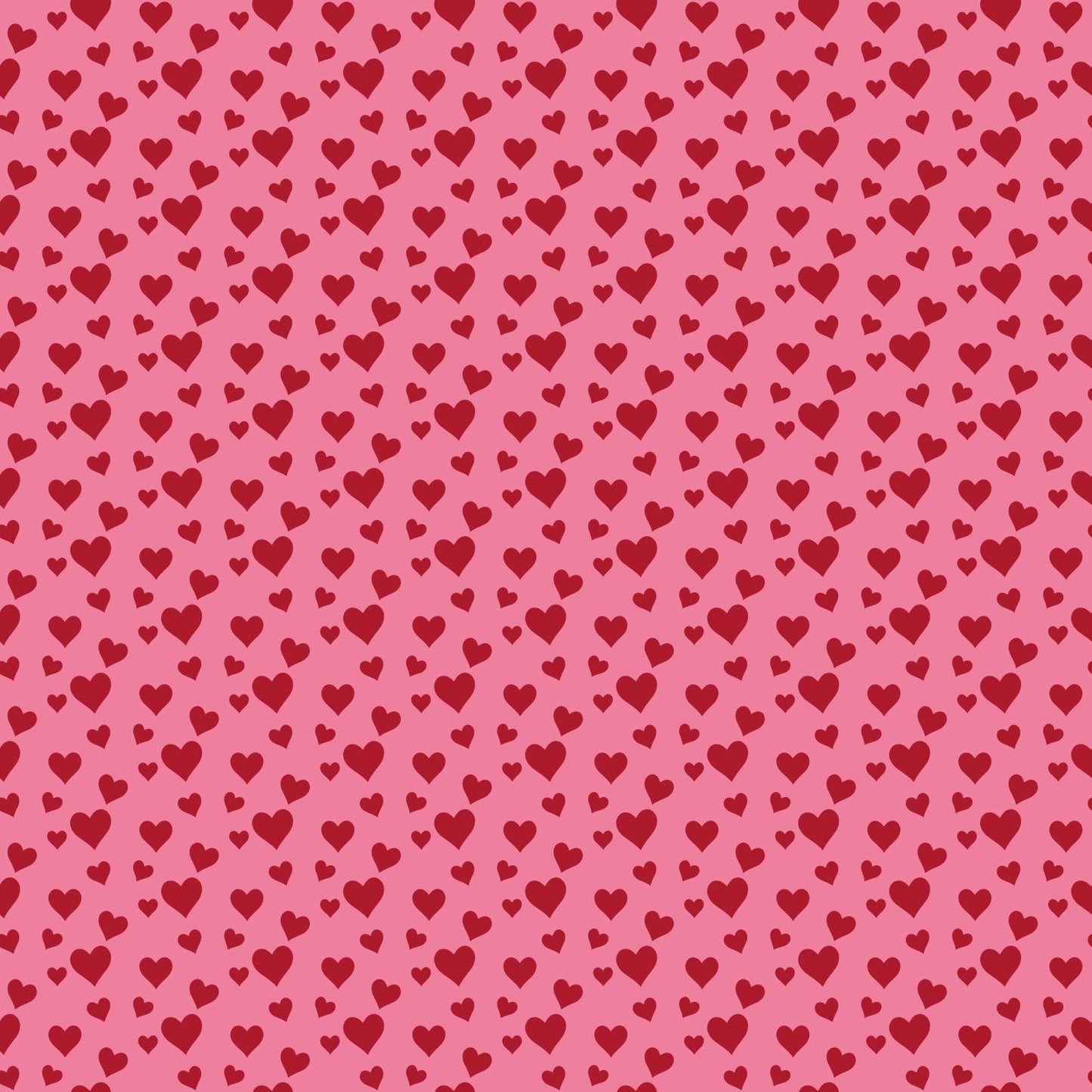 A121 Valentine Pink Red Hearts - Palmetto Sky Studio