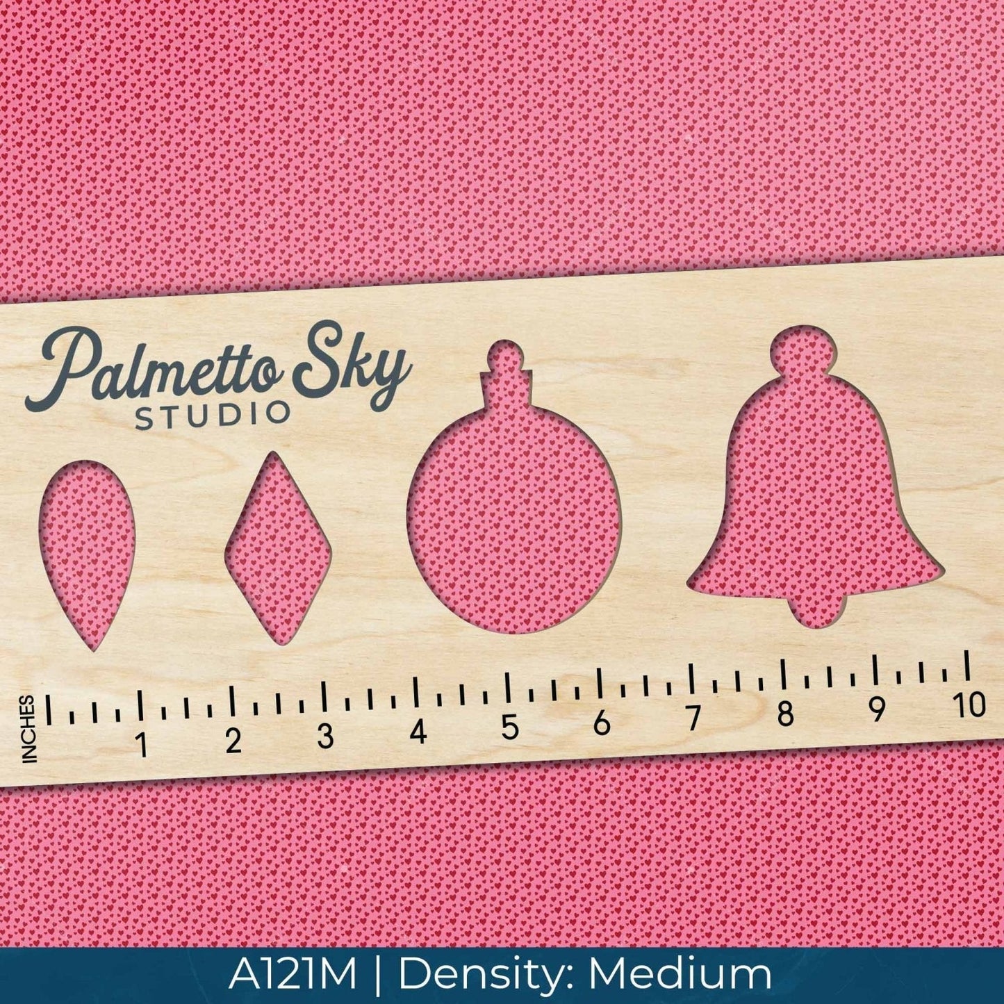 A121 Valentine Pink Red Hearts - Palmetto Sky Studio