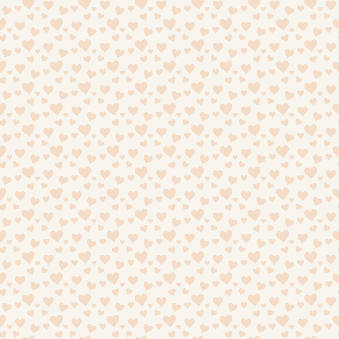 A127 Neutral Cream Hearts - Palmetto Sky Studio