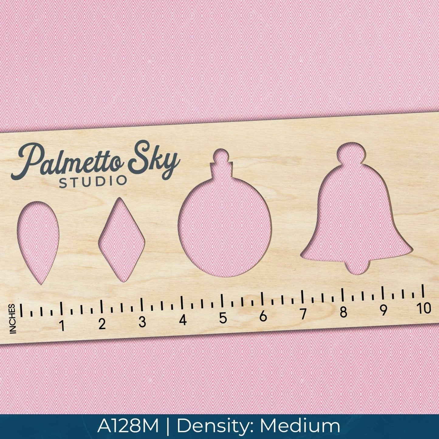 A128 Pink Geometric Diamonds - Palmetto Sky Studio