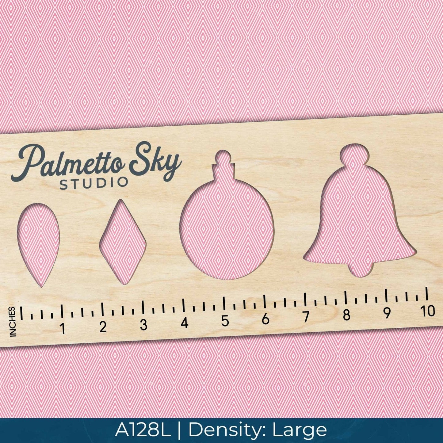 A128 Pink Geometric Diamonds - Palmetto Sky Studio