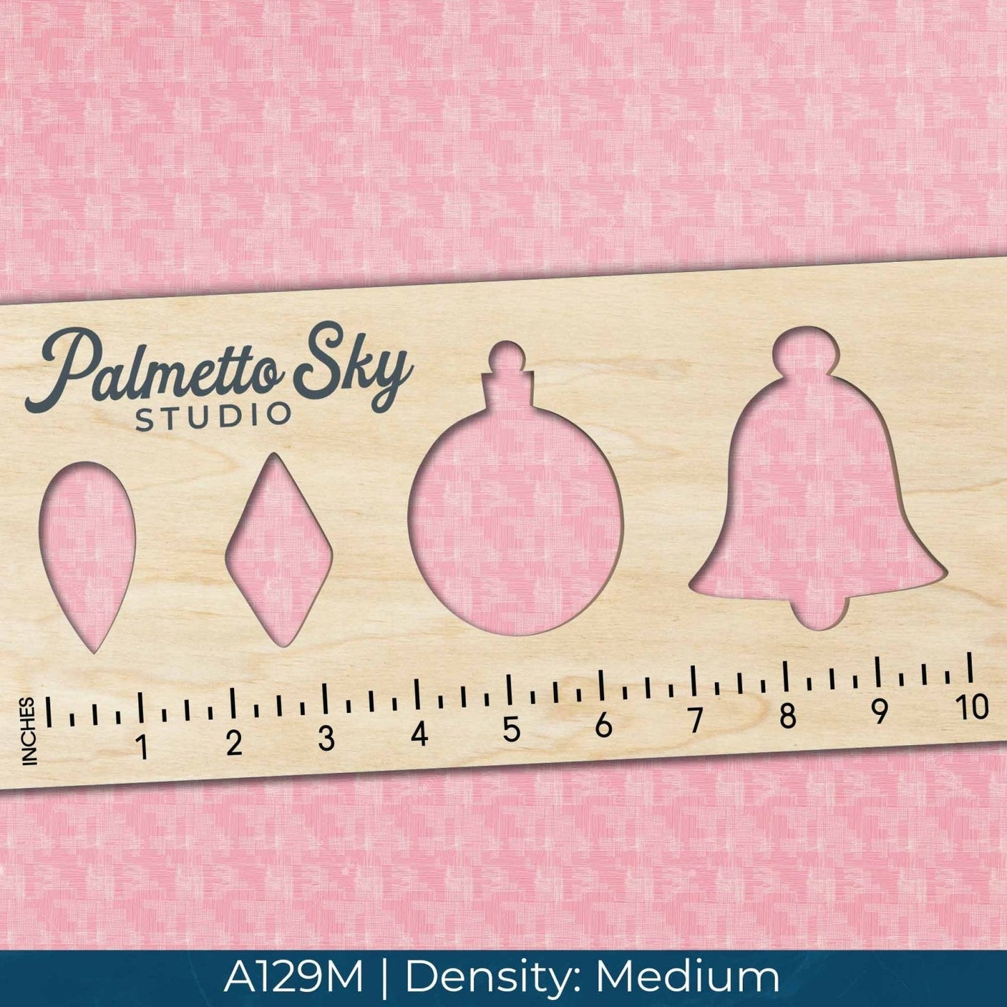 A129 Pink Brushstroke Lines - Palmetto Sky Studio