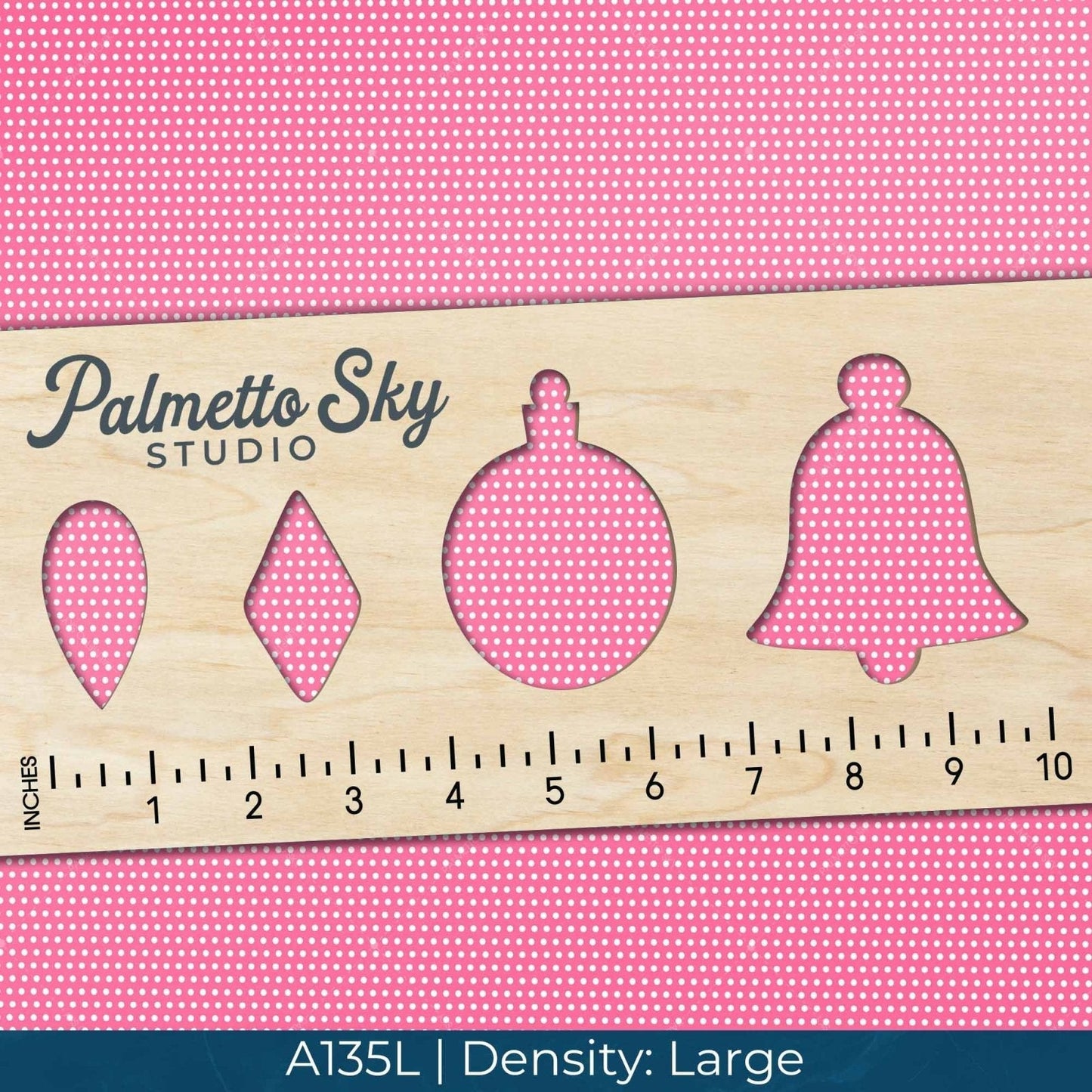 A135 Pink Polka Dots - Palmetto Sky Studio