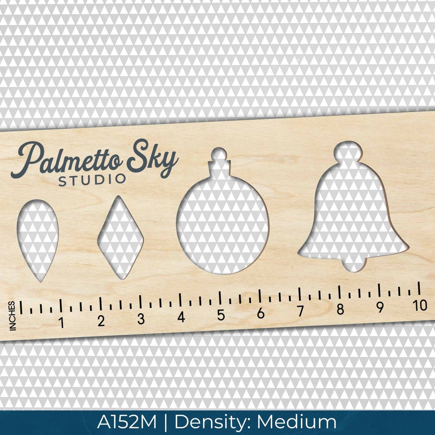 A152 Light Gray Geometric - Palmetto Sky Studio