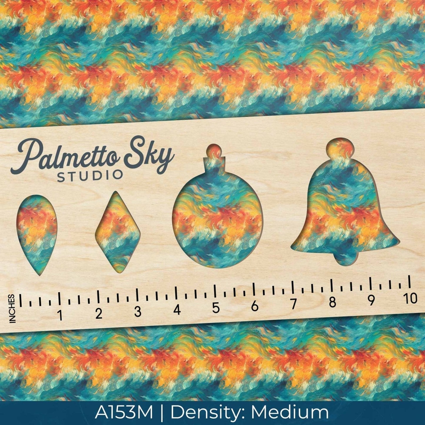 A153 Rainbow Abstract Paint - Palmetto Sky Studio