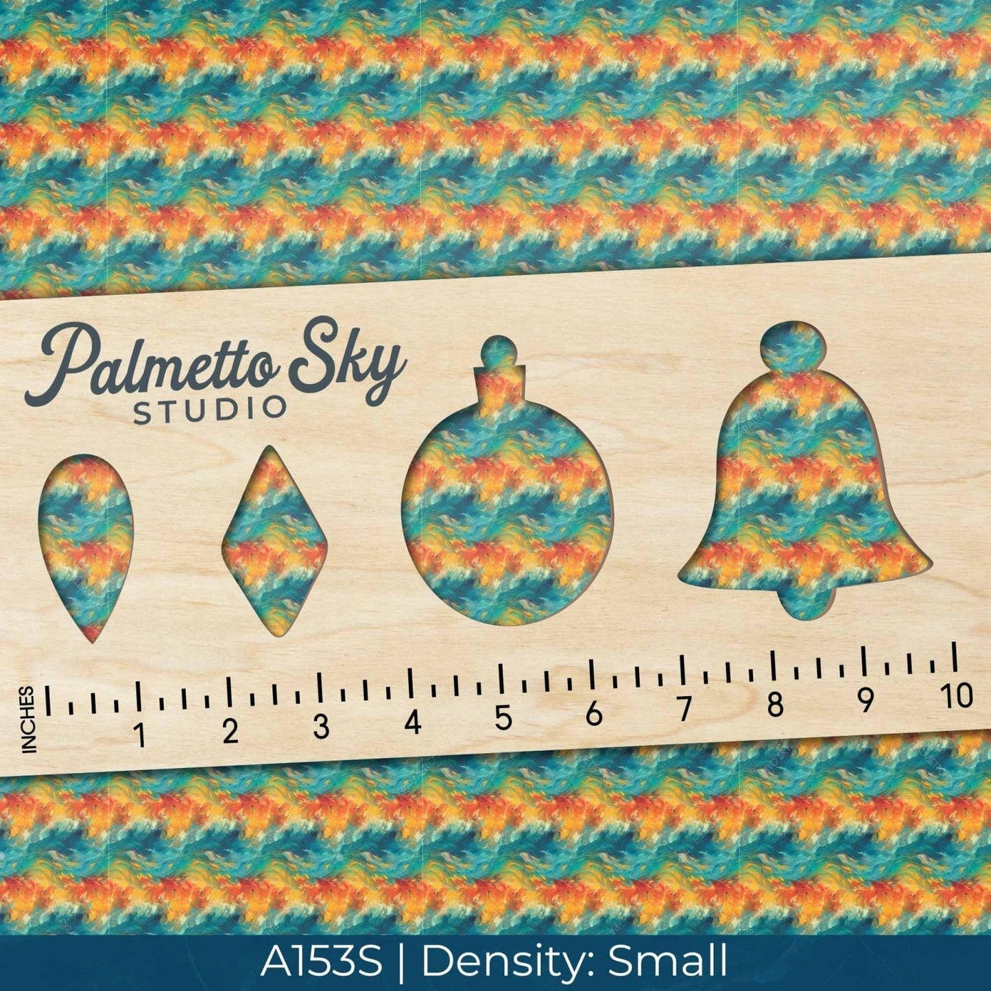 A153 Rainbow Abstract Paint - Palmetto Sky Studio