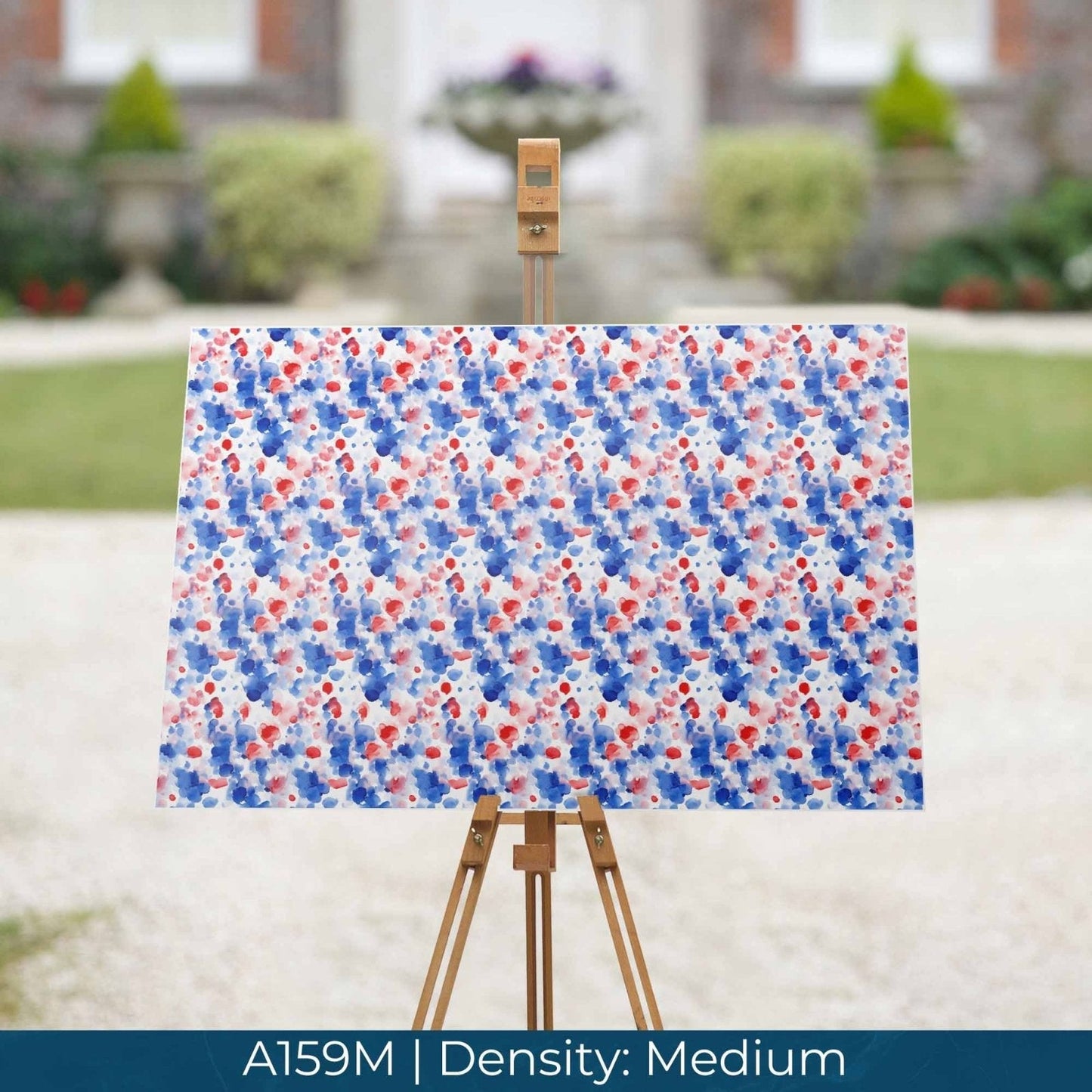 A159 Patriotic Red White Blue Watercolor - Palmetto Sky Studio