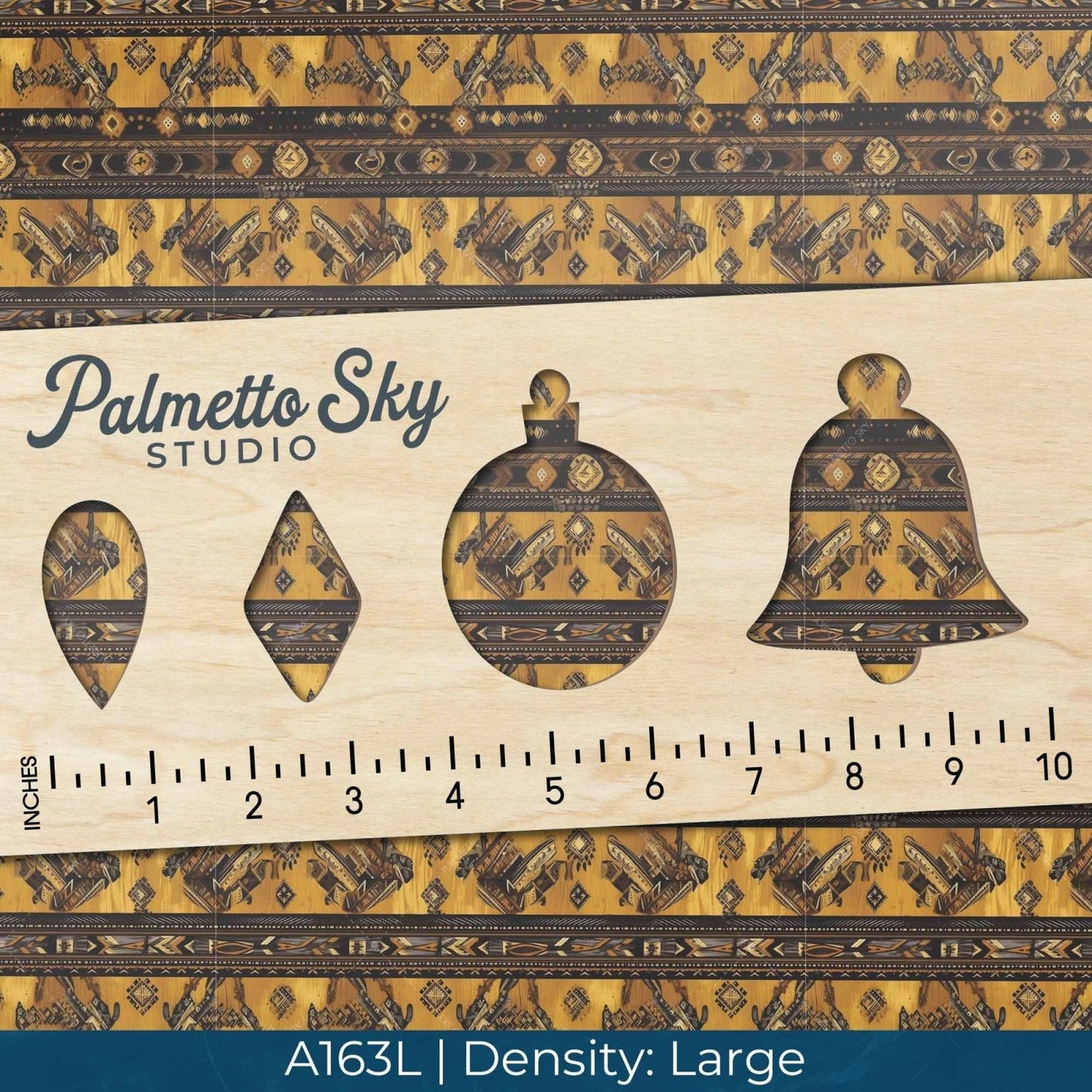 A163 Rustic Western Pattern - Palmetto Sky Studio