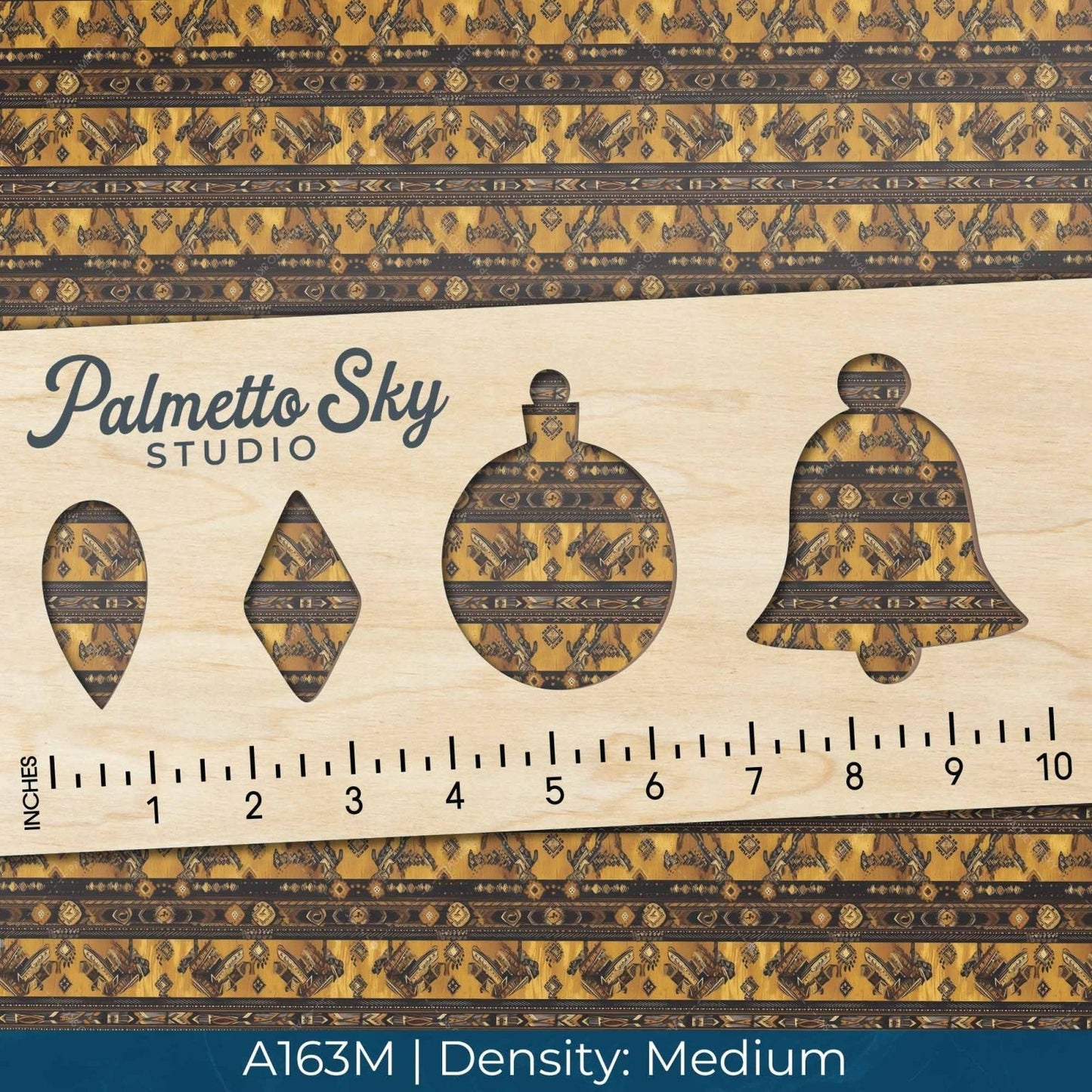 A163 Rustic Western Pattern - Palmetto Sky Studio